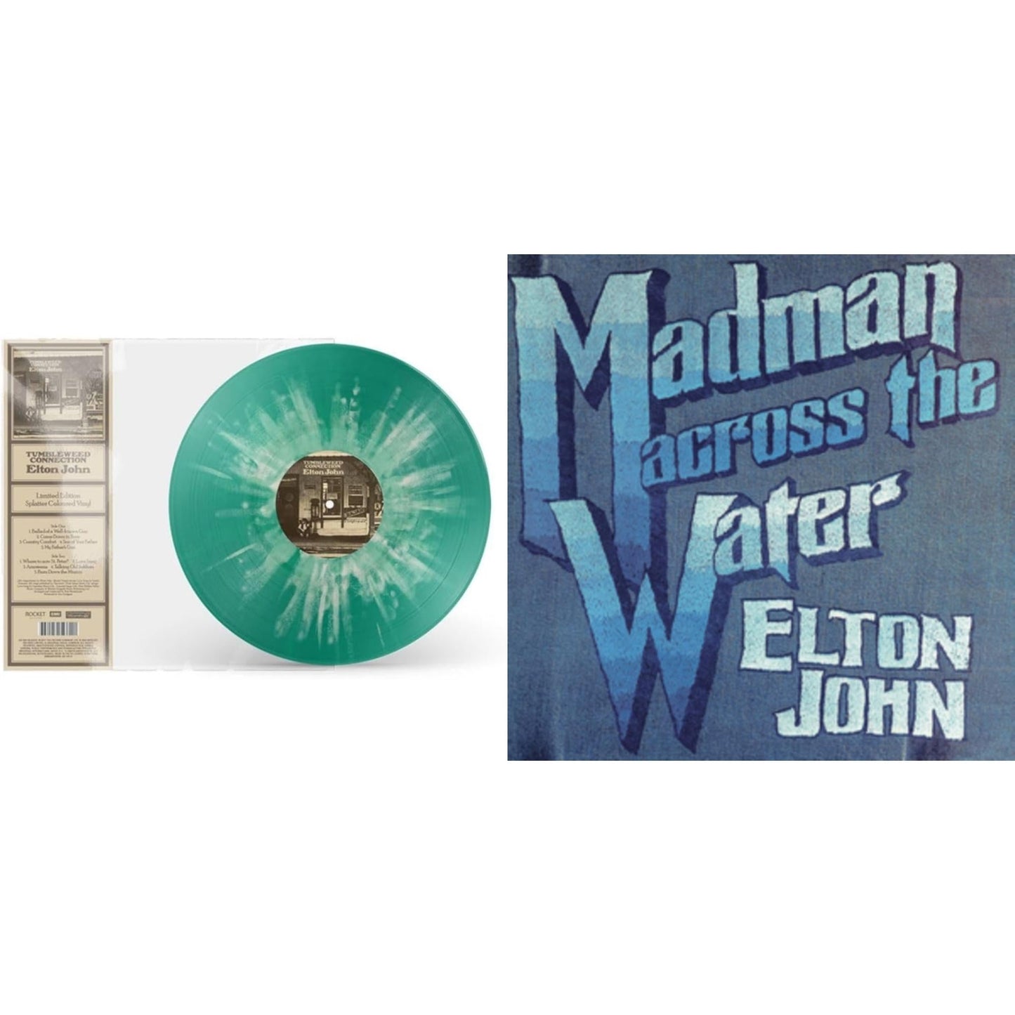 Tumbleweed Connection (Green Splatter LP Vinyl/180G) & Madman Across The Water (LP)