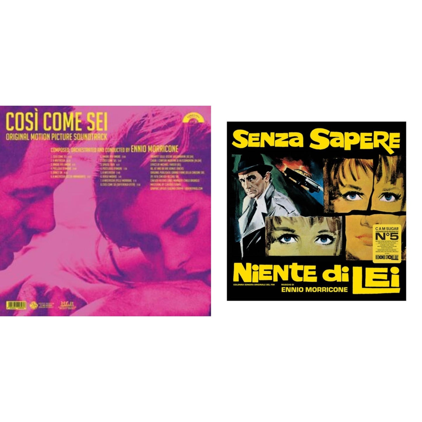 Così Come Sei Ost (Limited/180G/Solid Pink LP Vinyl) & Senza Sapere Niente Di Lei (Yellow LP Vinyl)