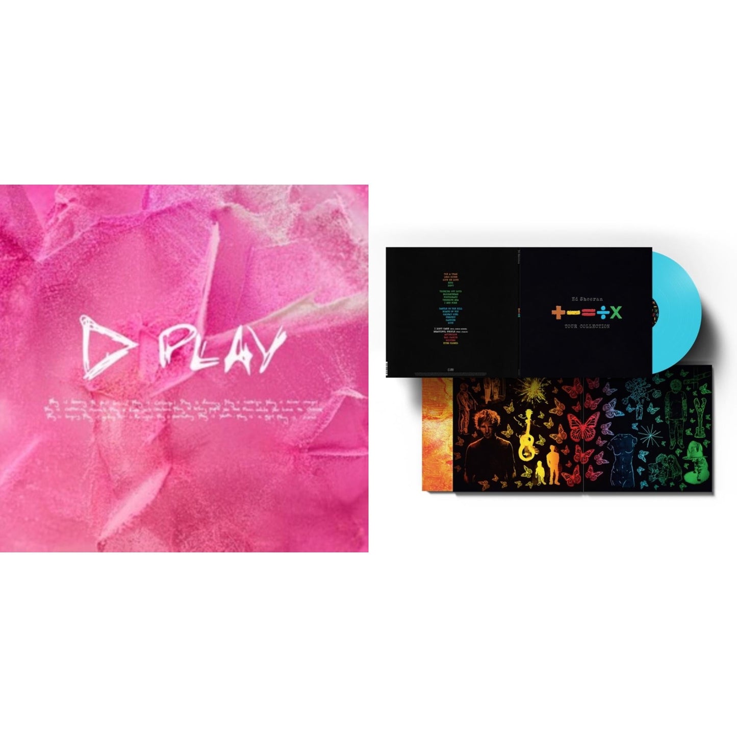 Play (X) (Pink LP Vinyl) & +-=÷× (Tour Collection) (X) (2LP/Bright Blue Vinyl)