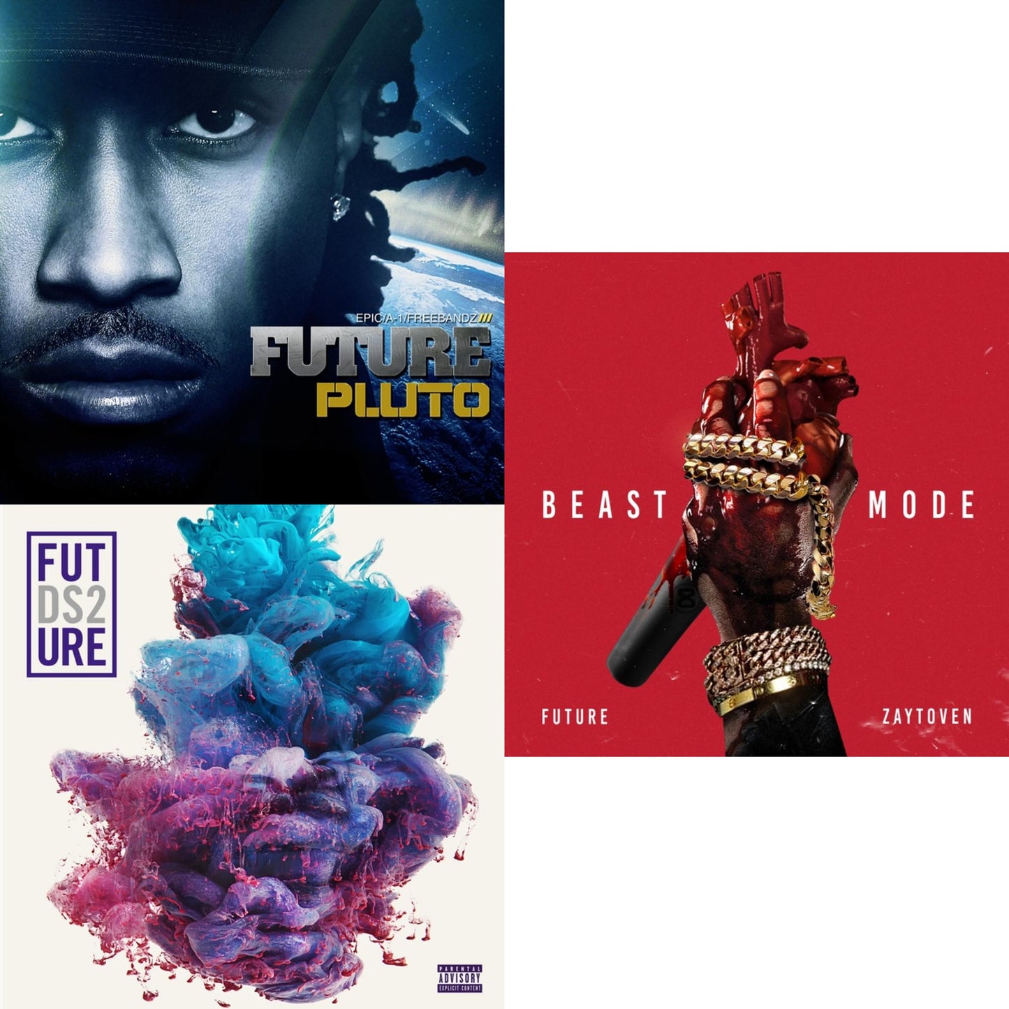 Pluto (X) (2LP) & Ds2 (X) (2LP) & Beast Mode (X)