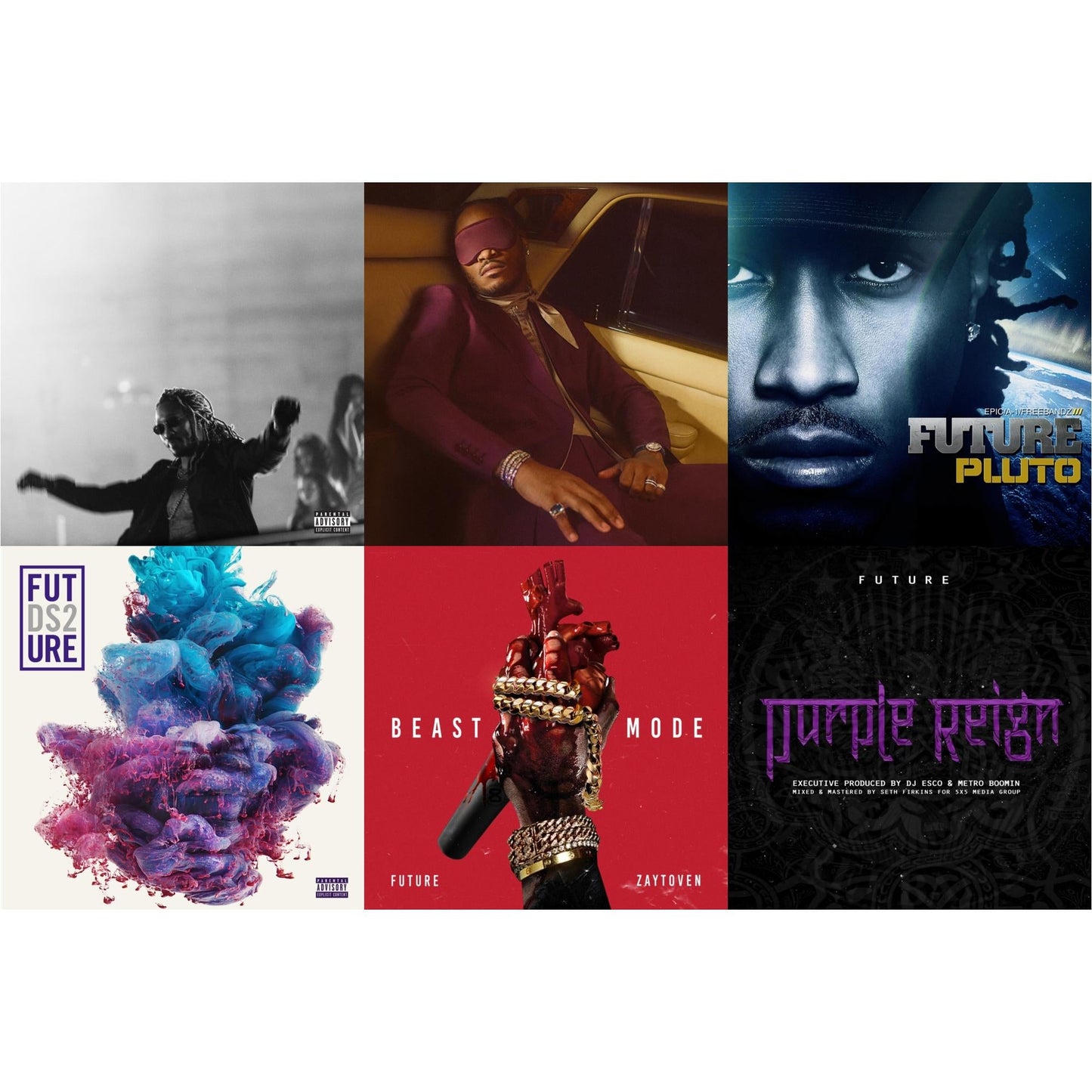 High Off Life (Pa) (2LP/140G) & I Never Liked You & Pluto (X) (2LP) & Ds2 (X) (2LP) & Beast Mode (X) & Purple Reign (X)
