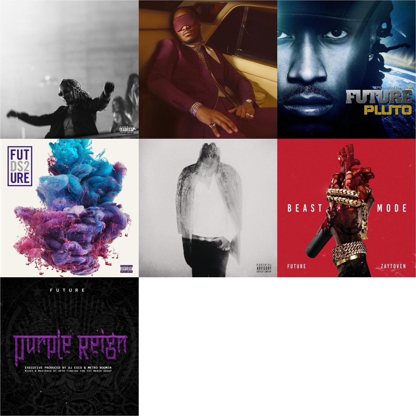 High Off Life (Pa) (2LP/140G) & I Never Liked You & Pluto (X) (2LP) & Ds2 (X) (2LP) & Hndrxx (X) (2LP) & Beast Mode (X) & Purple Reign (X)