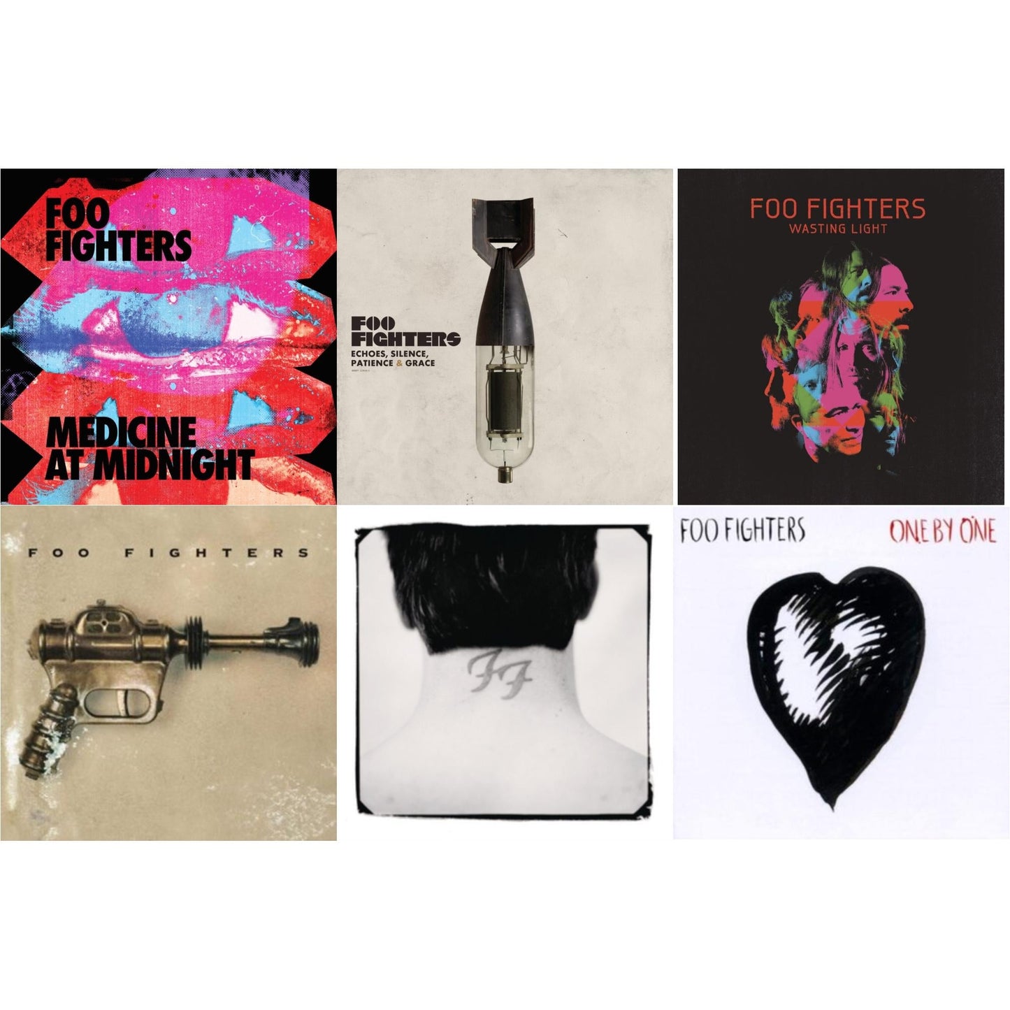Medicine At Midnight (140G) & Echoes Silence Patience & Grace & Wasting Light (2LP/Dl Card/Gatefold) & Foo Fighters (Dl Card) & There Is Nothing Left To Lose (2LP/Dl Card) & One By One (2LP/Dl Card)