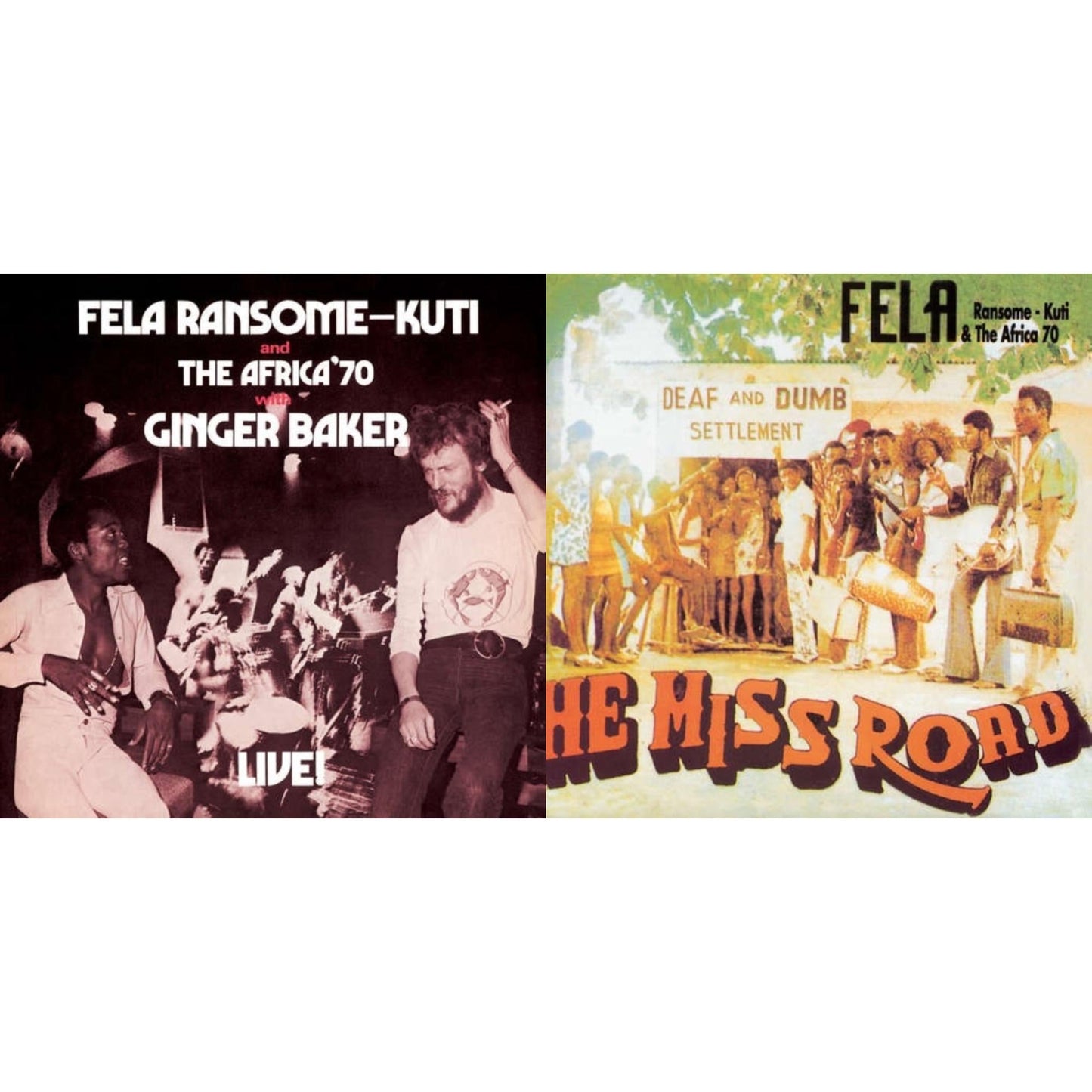 Fela Live With Ginger Baker & He Miss Road