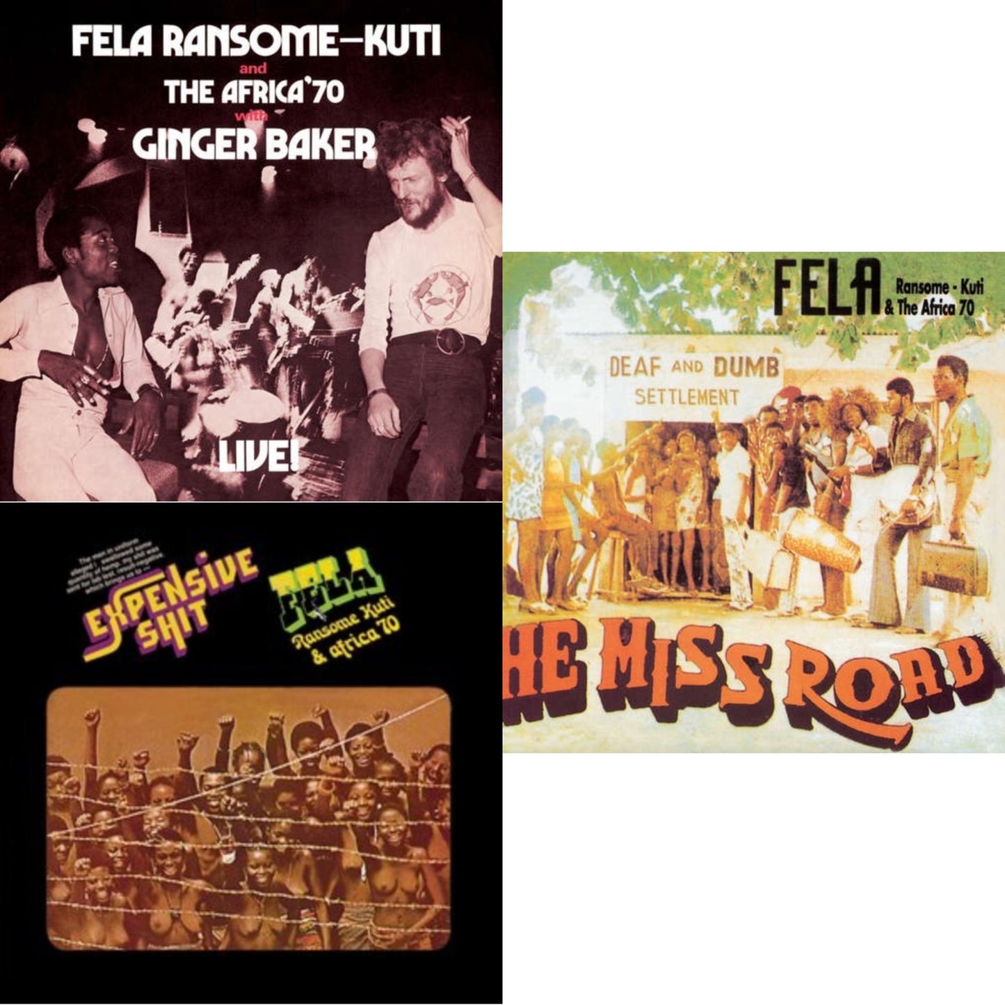 Fela Live With Ginger Baker & Expensive Shit & He Miss Road