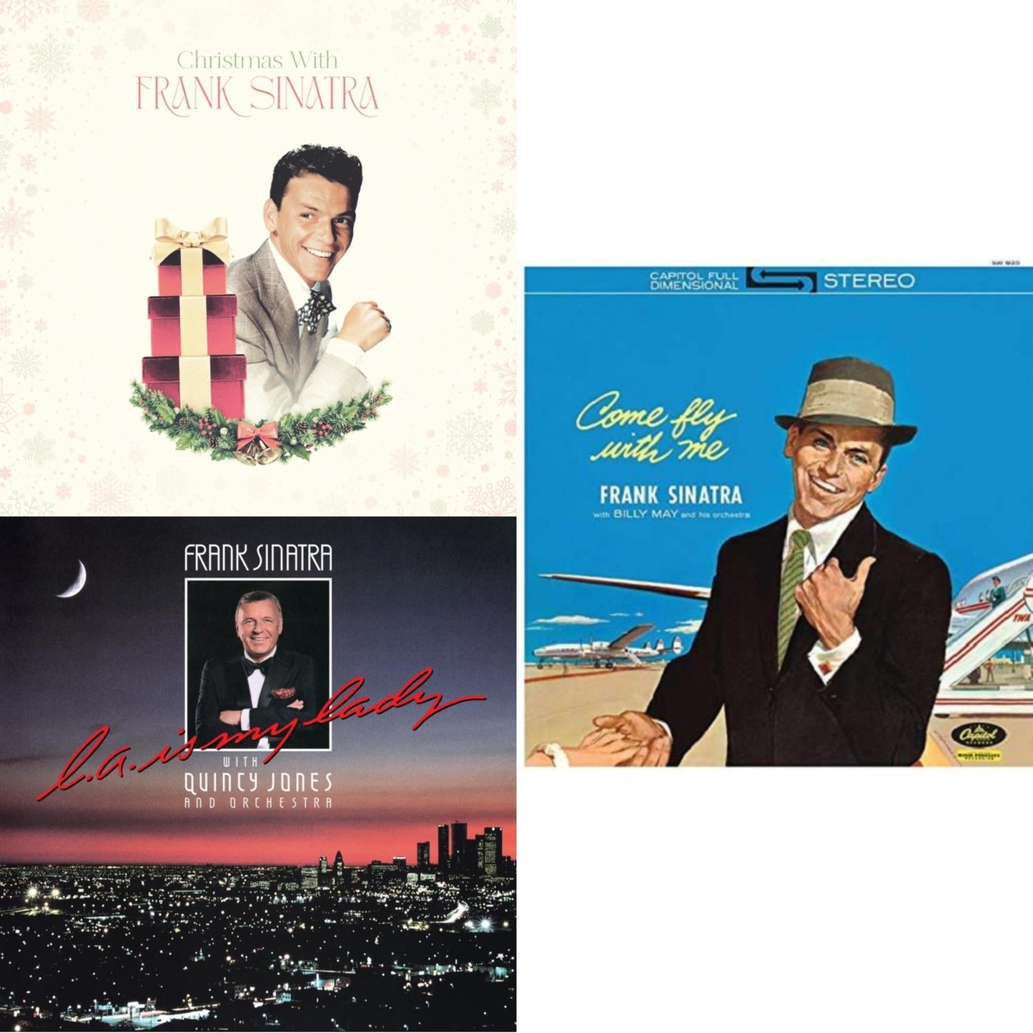Christmas With Frank Sinatra (150G/Opaque White LP Vinyl) & L.A. Is My Lady & Come Fly With Me