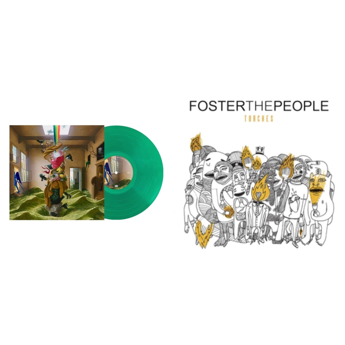 Paradise State Of Mind (Translucent Green LP Vinyl) & Torches (Dl Card)