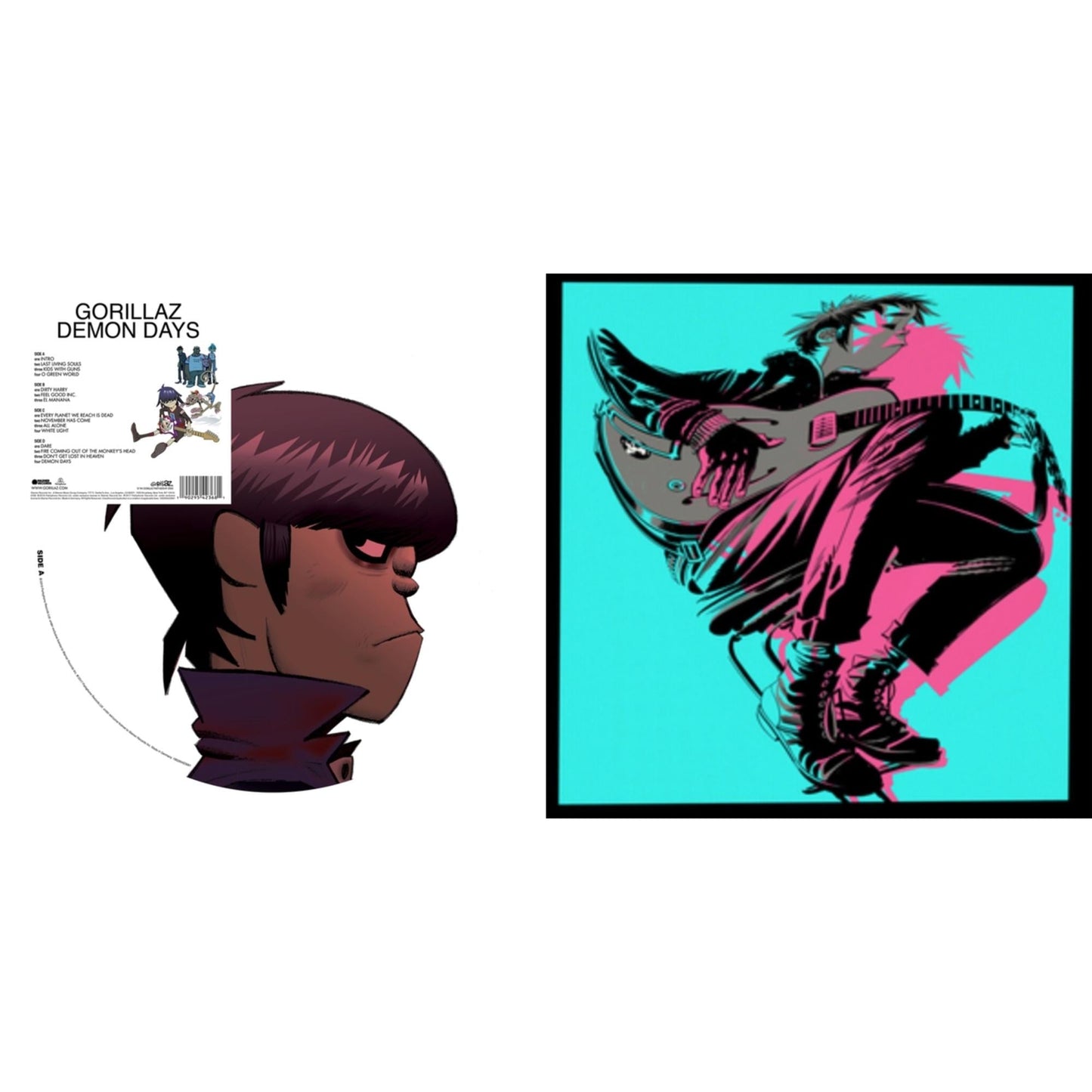 Demon Days (Picture Disc/2LP) & Now Now (180G/Dl Code)