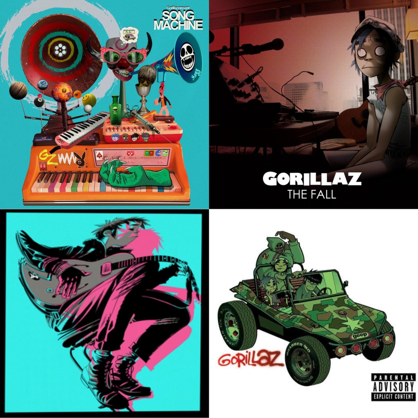 Song Machine: Season One & Fall & Now Now (180G/Dl Code) & Gorillaz