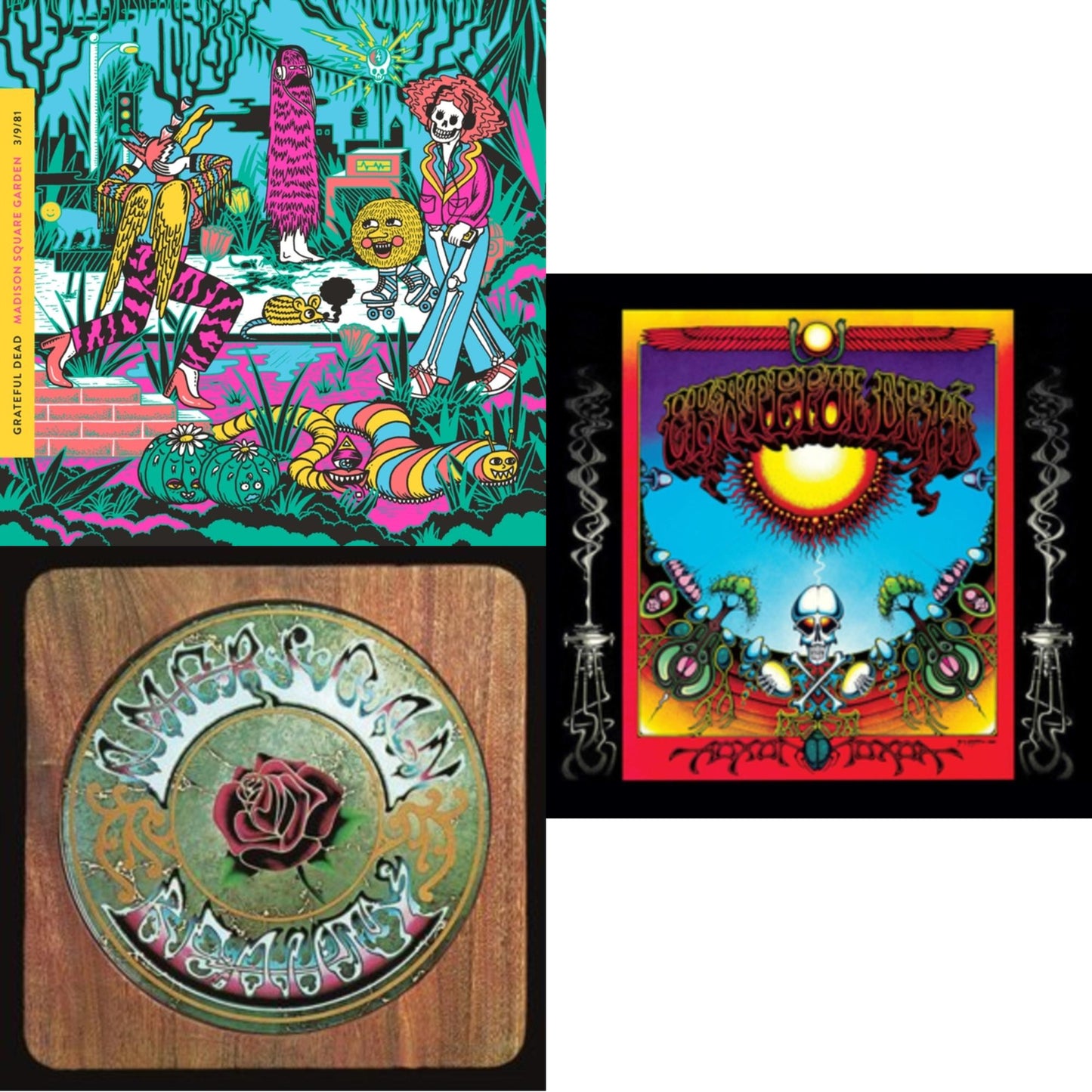 Madison Square Garden, New York, Ny 3/9/81 (Live) (3CD) & American Beauty & Aoxomoxoa (50Th Anniversary Edition/2CD)