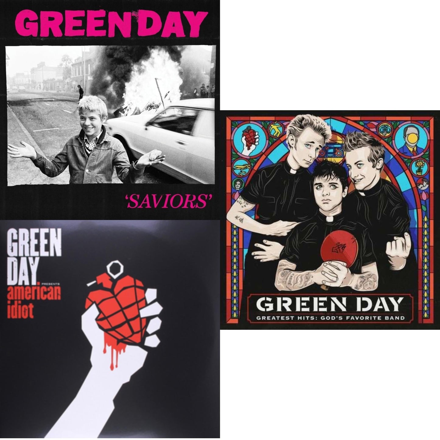 Saviors (180G/Deluxe LP Vinyl) & American Idiot & Greatest Hits: God's Favorite Band (X)