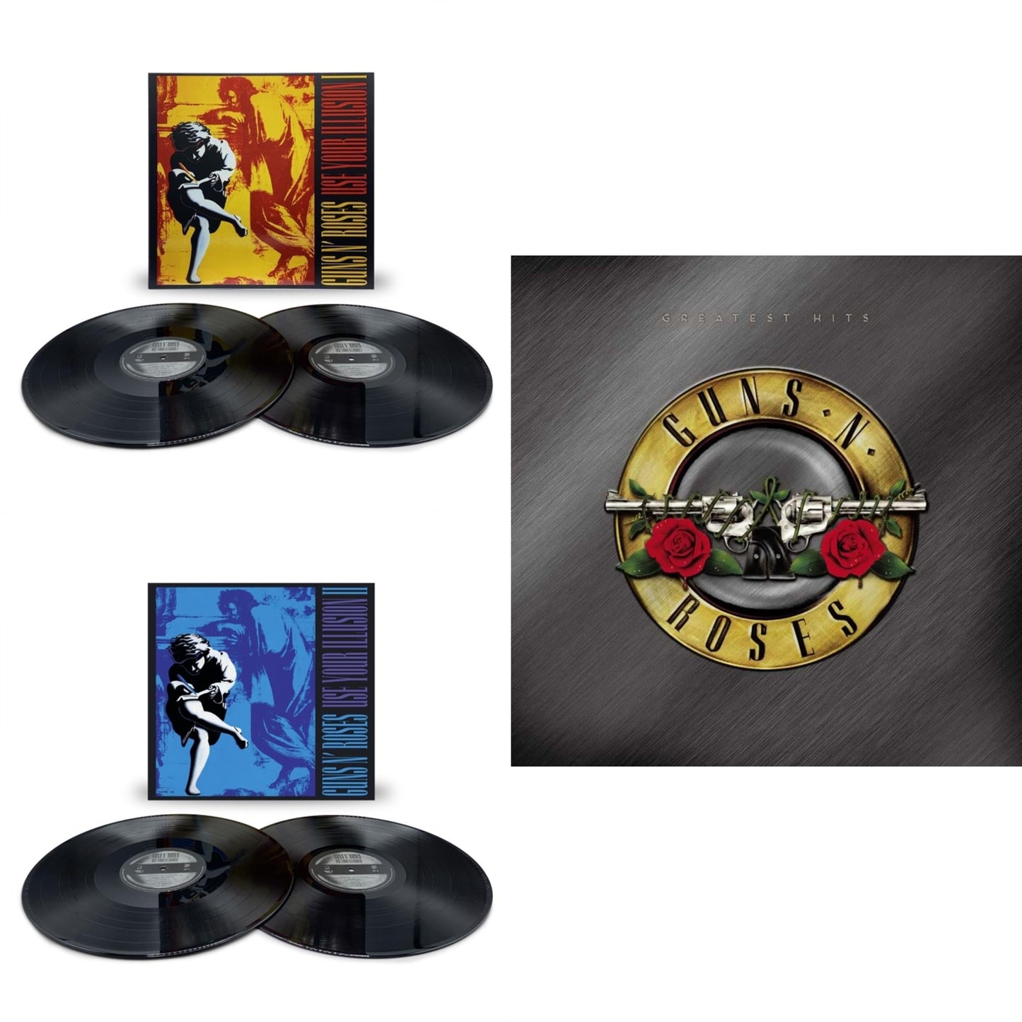 Use Your Illusion I (X) (2LP) & Use Your Illusion Ii (X) (2LP) & Greatest Hits (2LP)