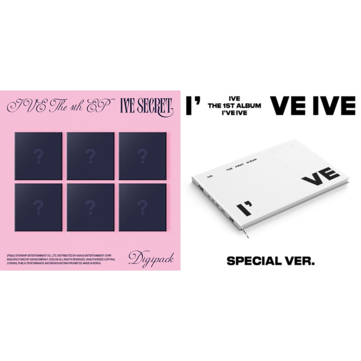Ive The 4Th Ep Ive Secret (Digipack) & I've Ive (Volume 1/Special Version)