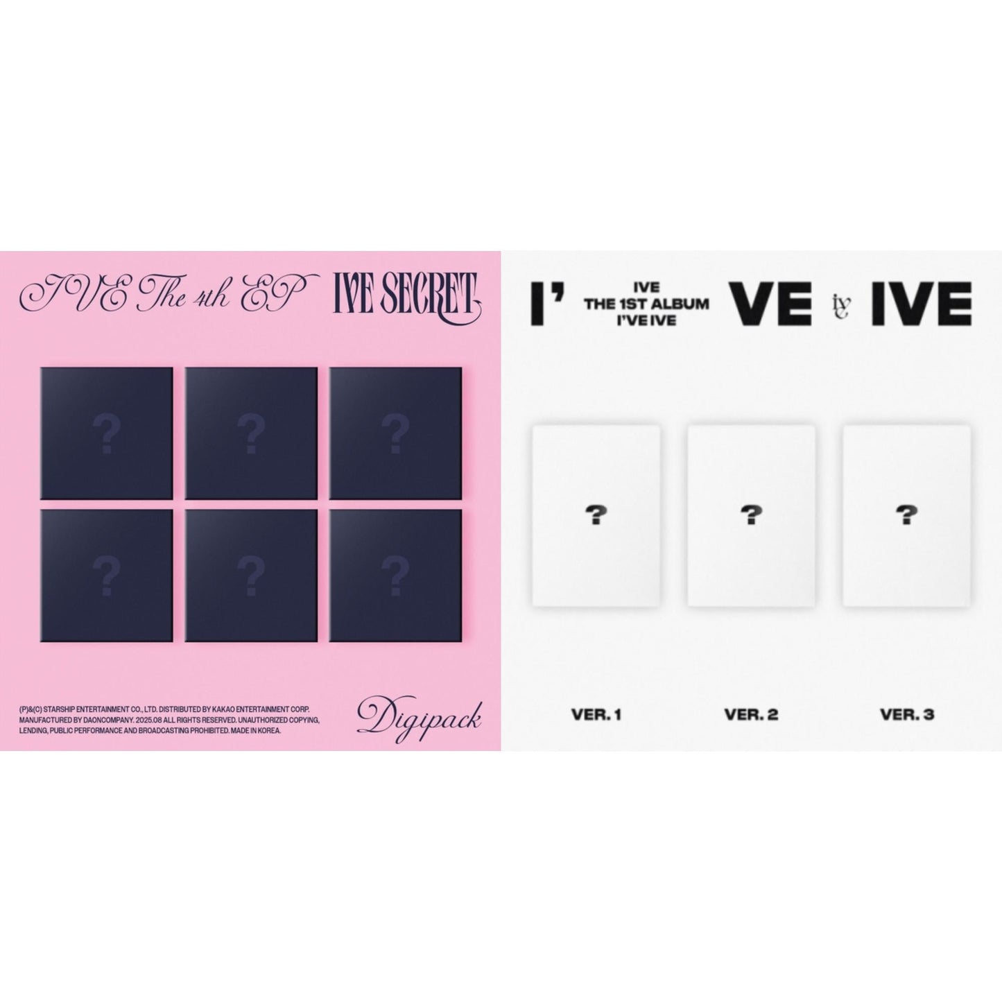 Ive The 4Th Ep Ive Secret (Digipack) & I've Ive: Vol.1
