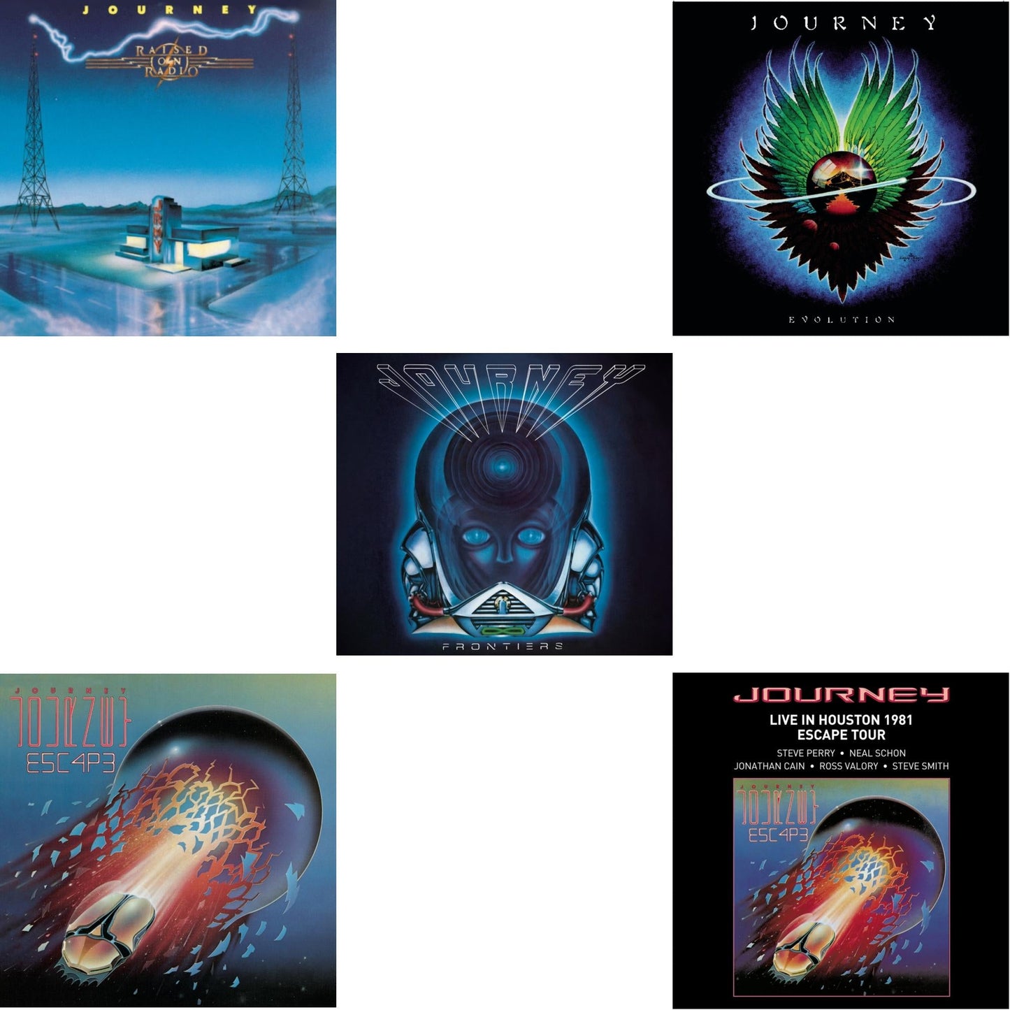Raised On Radio & Escape & Frontiers & Evolution & Live In Houston 1981: The Escape Tour