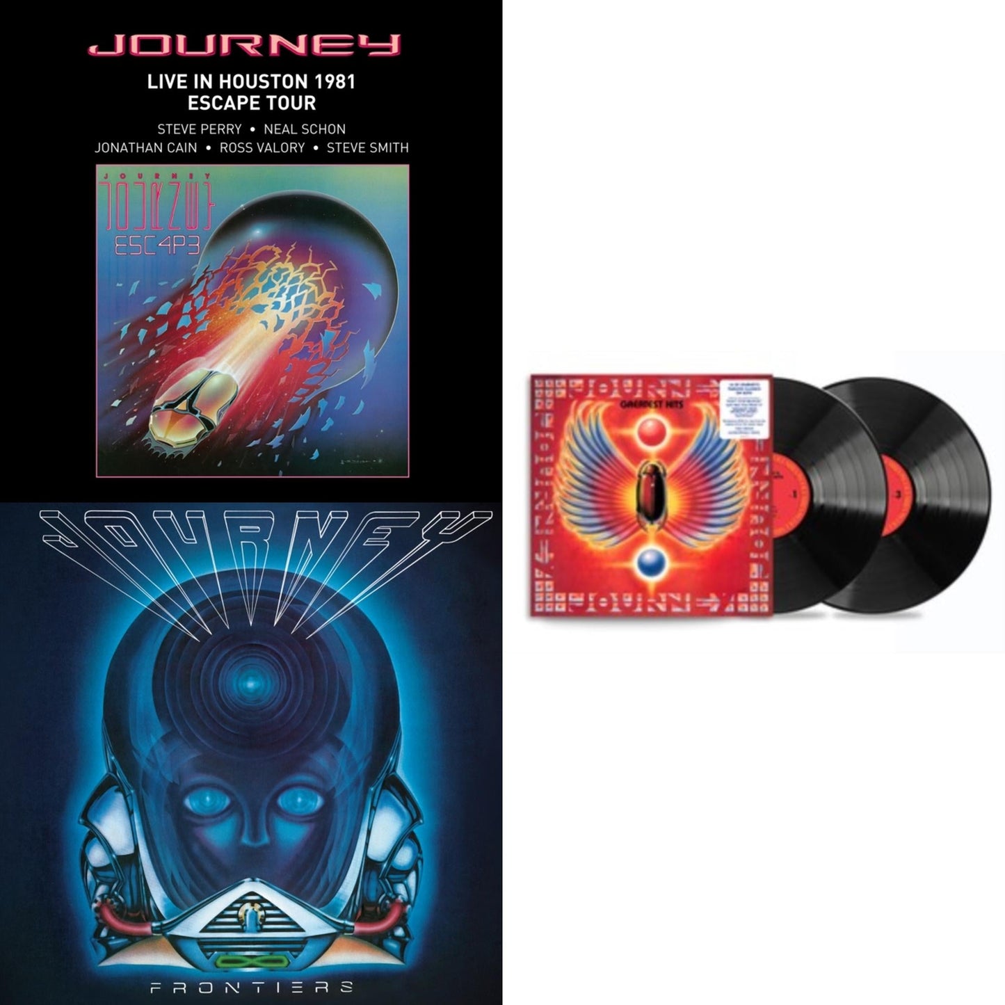 Live In Houston 1981 : The Escape Tour (2LP) & Frontiers 40Th Anniversary (LP/7 Inch) & Greatest Hits (Remastered) (2LP/180G)