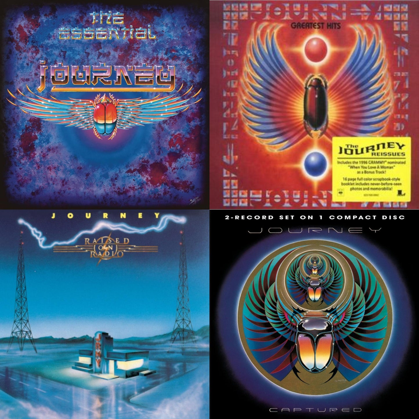 Essential Journey & Greatest Hits & Raised On Radio & Captured