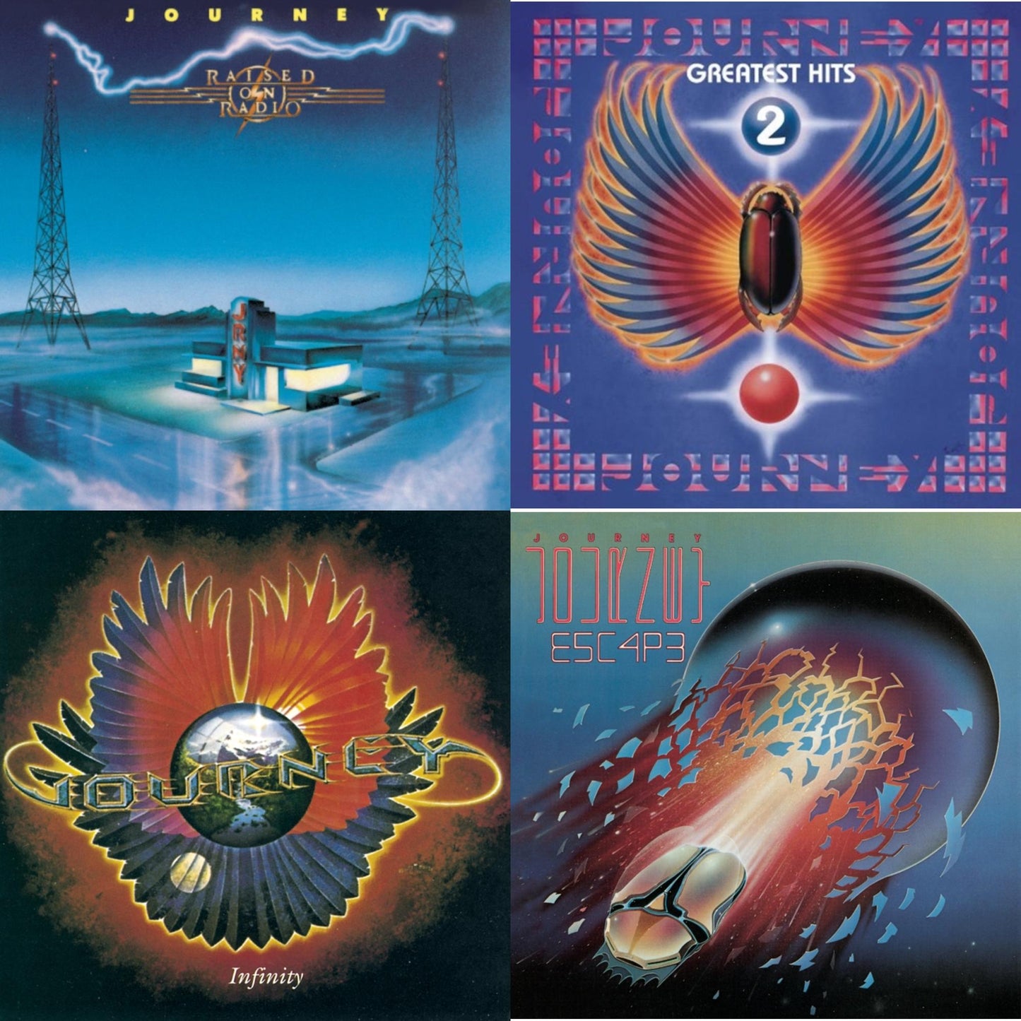 Raised On Radio & Journey's Greatest Hits Vol.2 & Infinity & Escape