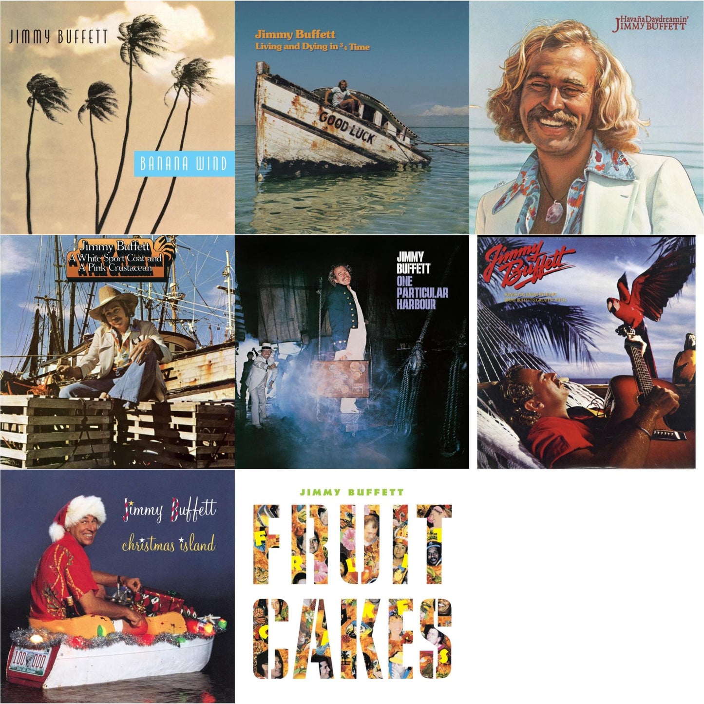 Christmas Island & Fruitcakes (2LP) & Living & Dying In 3/4 Time & One Particular Harbour & Havana Daydreamin & White Sport Coat & A Pink Crustacean & Banana Wind (2LP) & Songs You Know By Heart