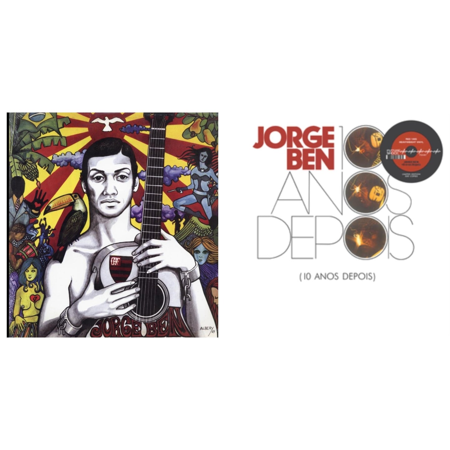Jorge Ben (LP) & 10 Anos Depois (Coloured LP Vinyl)