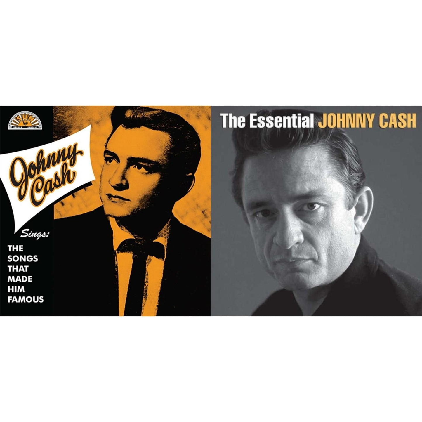 Sings The Songs That Made Him Famous (Remastered 2023) (Tangerine LP Vinyl) & Essential Johnny Cash