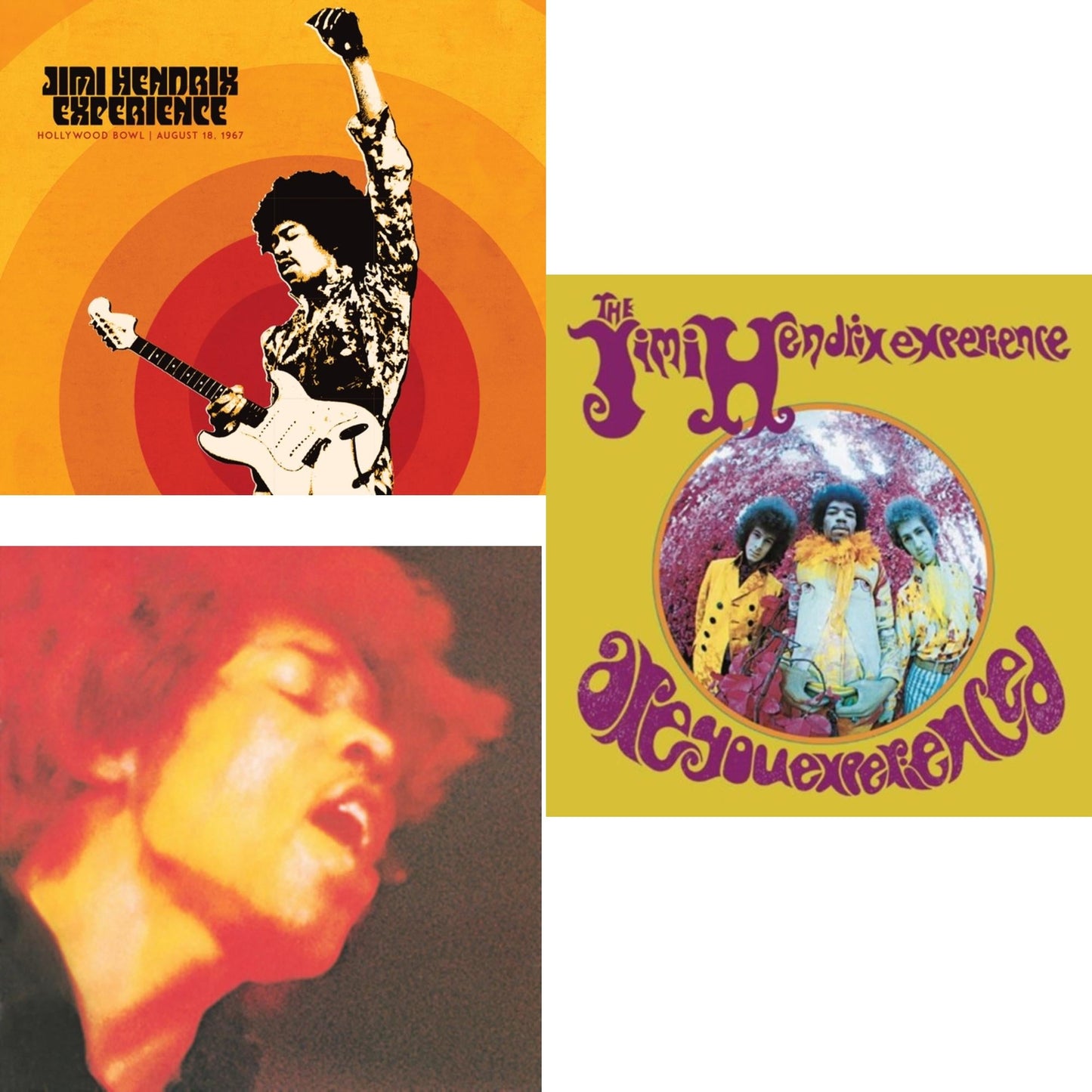 Jimi Hendrix Experience: Live At The Hollywood Bowl: August 18, 1967 & Electric Ladyland & Are You Experienced