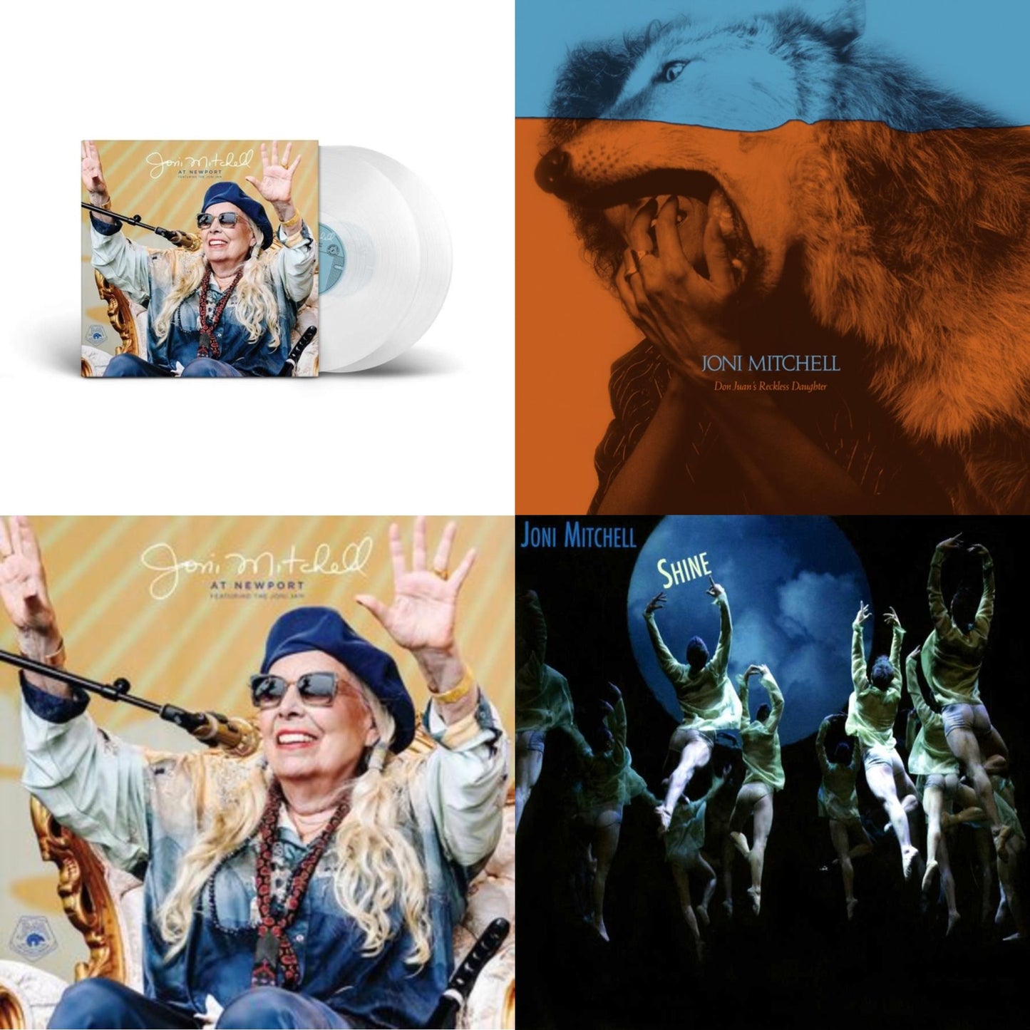 At Newport (2LP/Clear Vinyl) & Don Juan's Reckless Daughter (2024 Remaster/2LP) & At Newport (2LP) & Shine