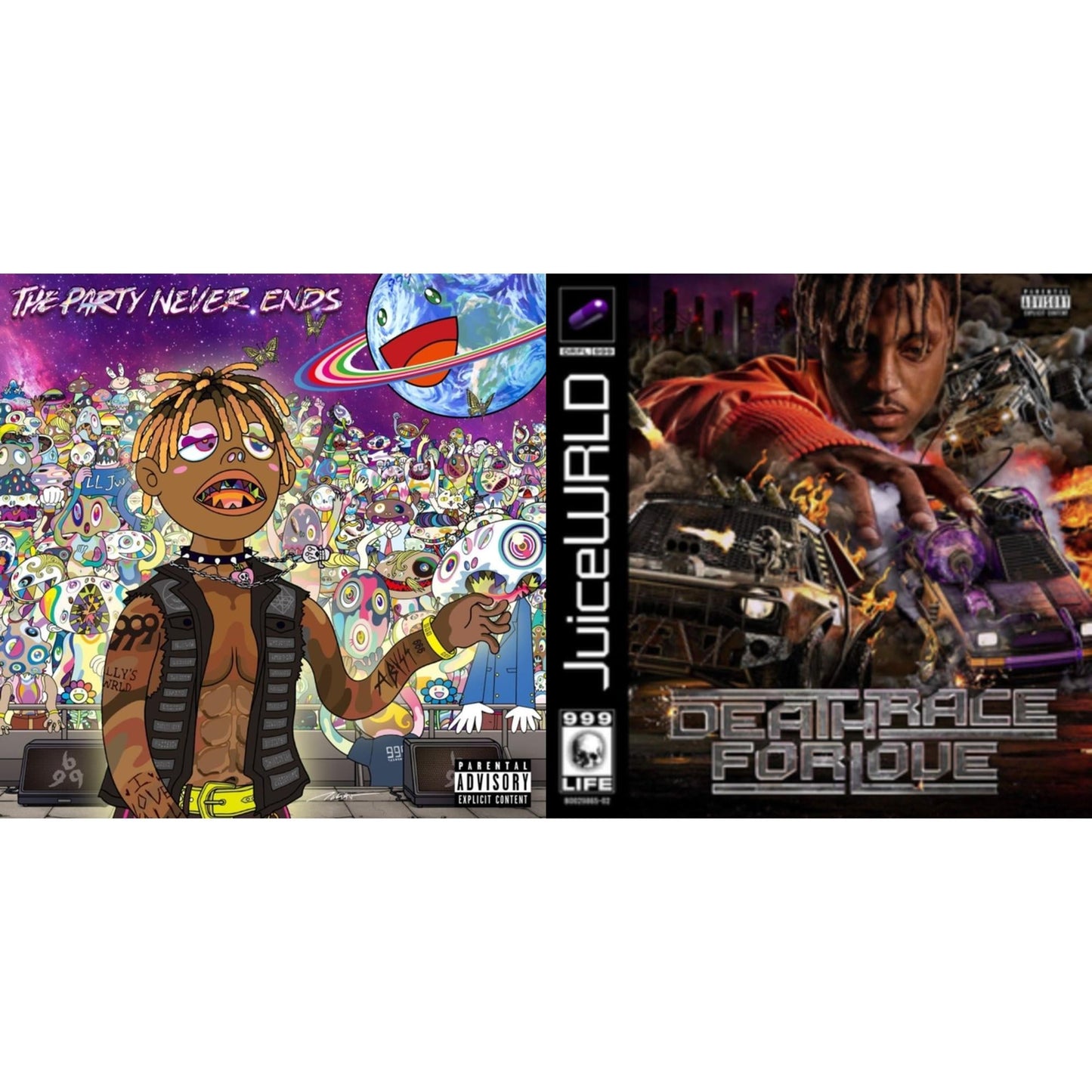 Party Never Ends (X) (Coal Vinyl/2LP) & Death Race For Love (X) (2LP)