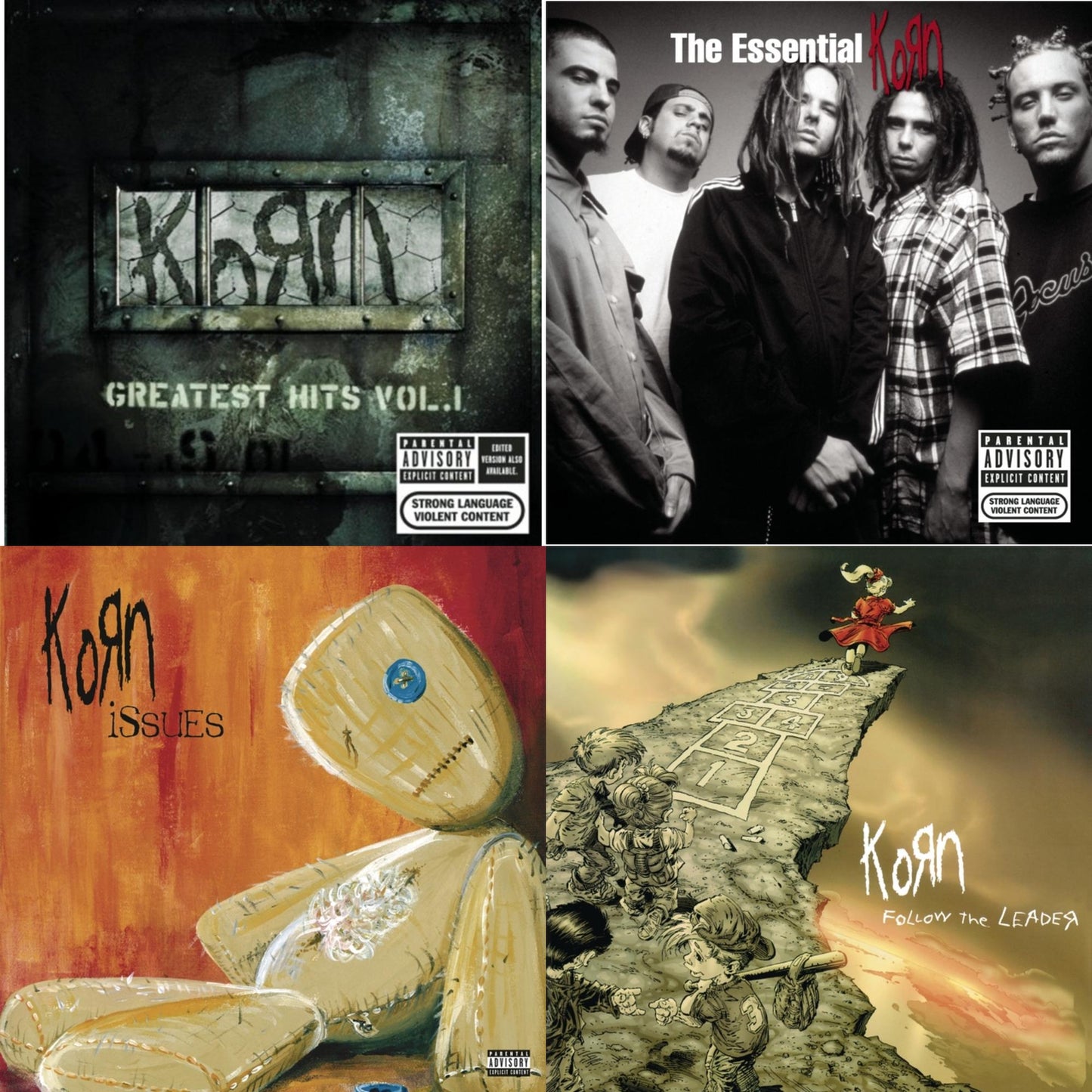 Greatest Hits Vol.1 & Essential Korn & Issues (Explicit) & Follow The Leader