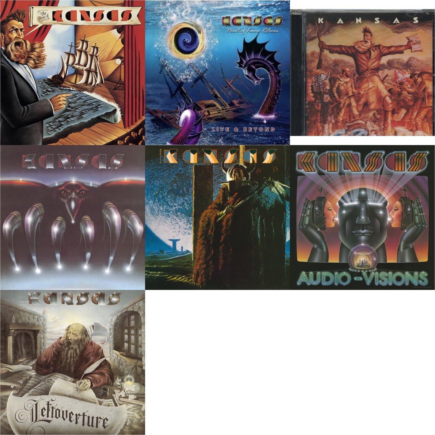 Best Of Kansas & Point Of Know & Kansas & Song For America & Monolith & Audio - Visions & Leftoverture