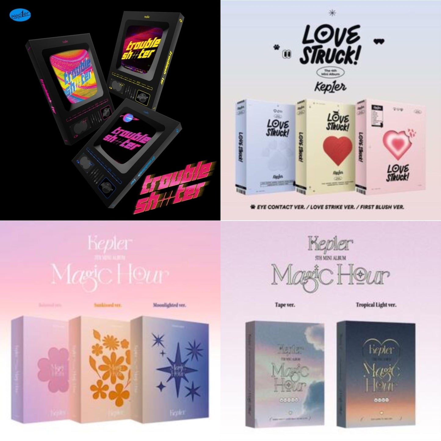Troubleshooter & Lovestruck! (4Th Mini Album) & Magic Hour (5Th Mini Album) & Magic Hour Unit Ver. (5Th Mini Album)
