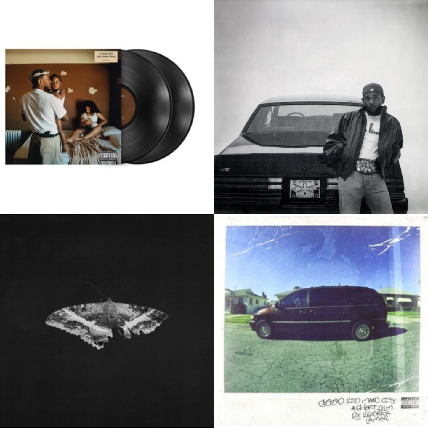 Mr. Morale & The Big Steppers (180G/2LP) & Gnx (X) & To Pimp A Butterfly (X) (10 Year Anniversary Edition/Alternate Artwork/180G/2LP) & Good Kid, M.A.A.D City