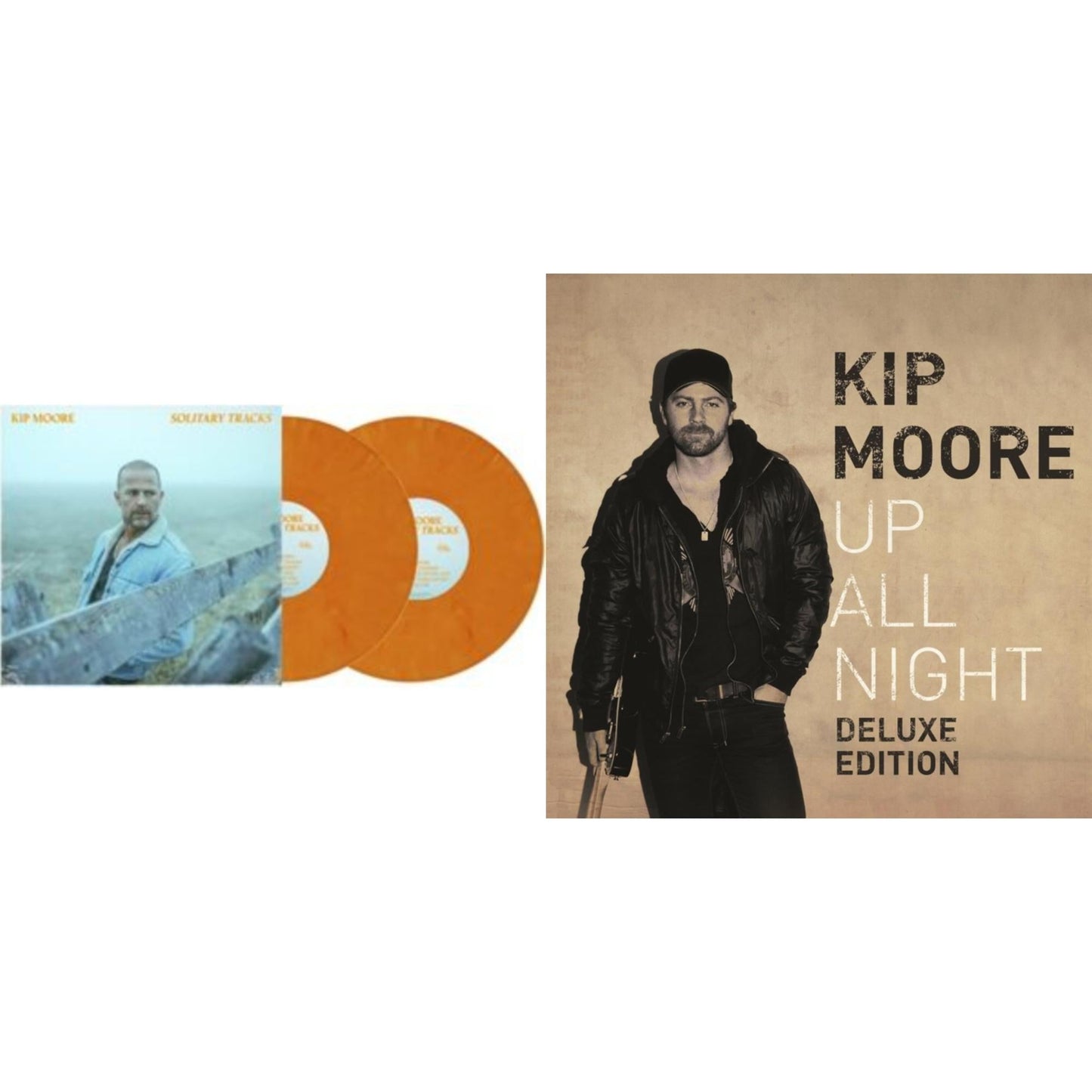 Solitary Tracks (Citrus Eco-Mix LP Vinyl) & Up All Night (Black/Gold Swirl LP Vinyl) (Deluxe Edition)