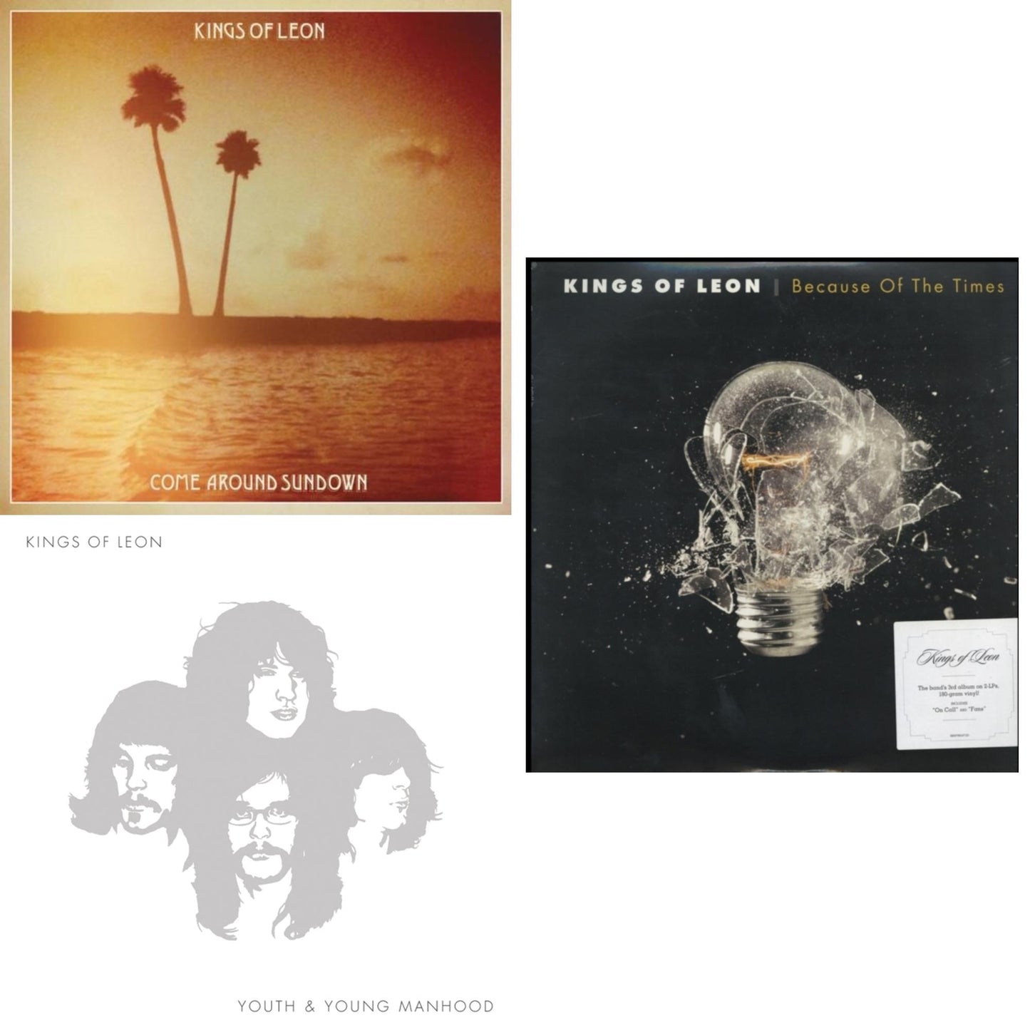 Come Around Sundown (2LP/Gatefold) & Youth & Young Manhood (2LP/180G/Gatefold) & Because Of The Times (2LP/180G/Gatefold)