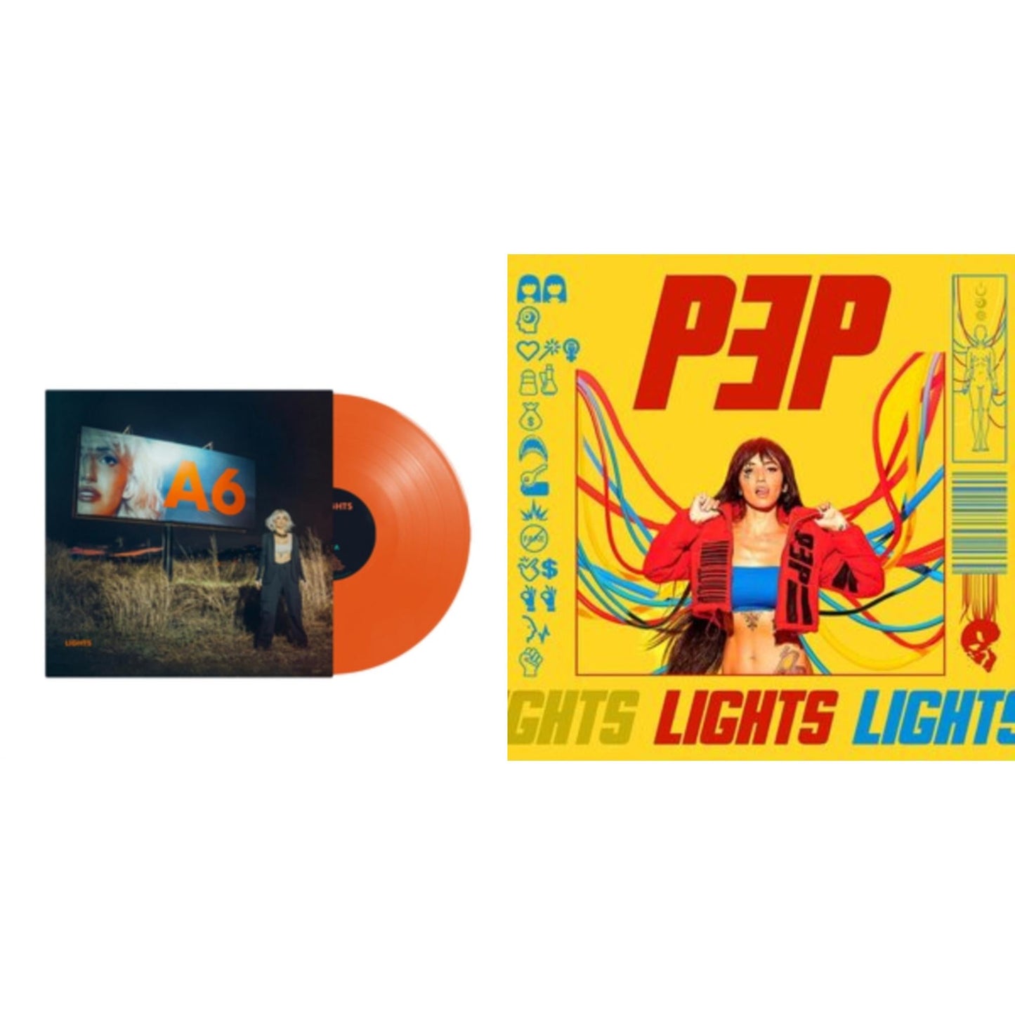 A6 (X) (Orange Crush LP Vinyl) & Pep (X)