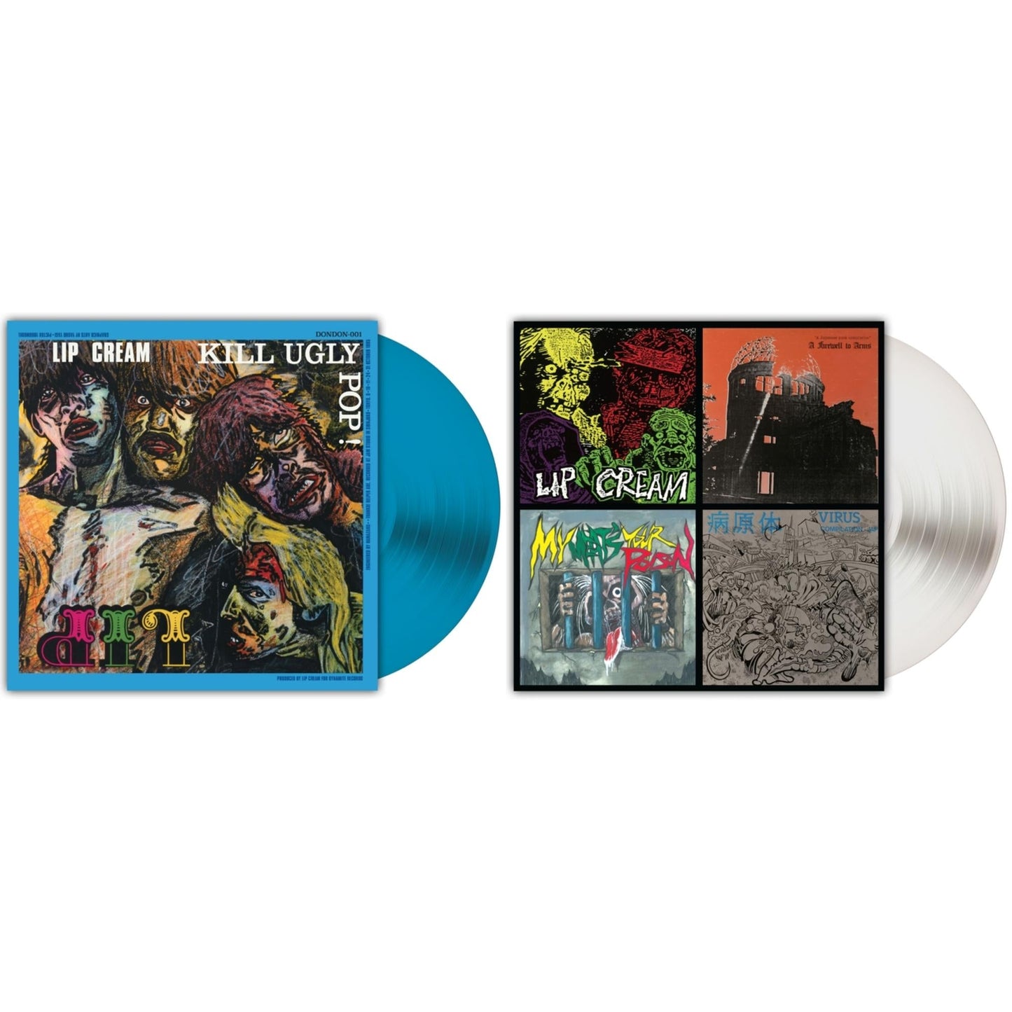 Kill Ugly Pop (Royal Blue LP Vinyl) & Thrash Til Death (Milky Clear LP Vinyl)