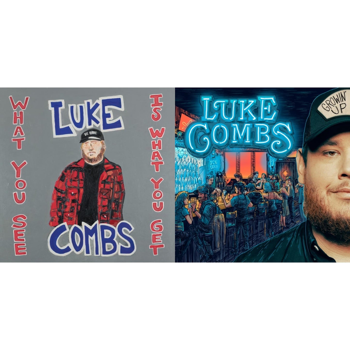 What You See Is What You Get (2LP/140G) & Growin' Up (150G)
