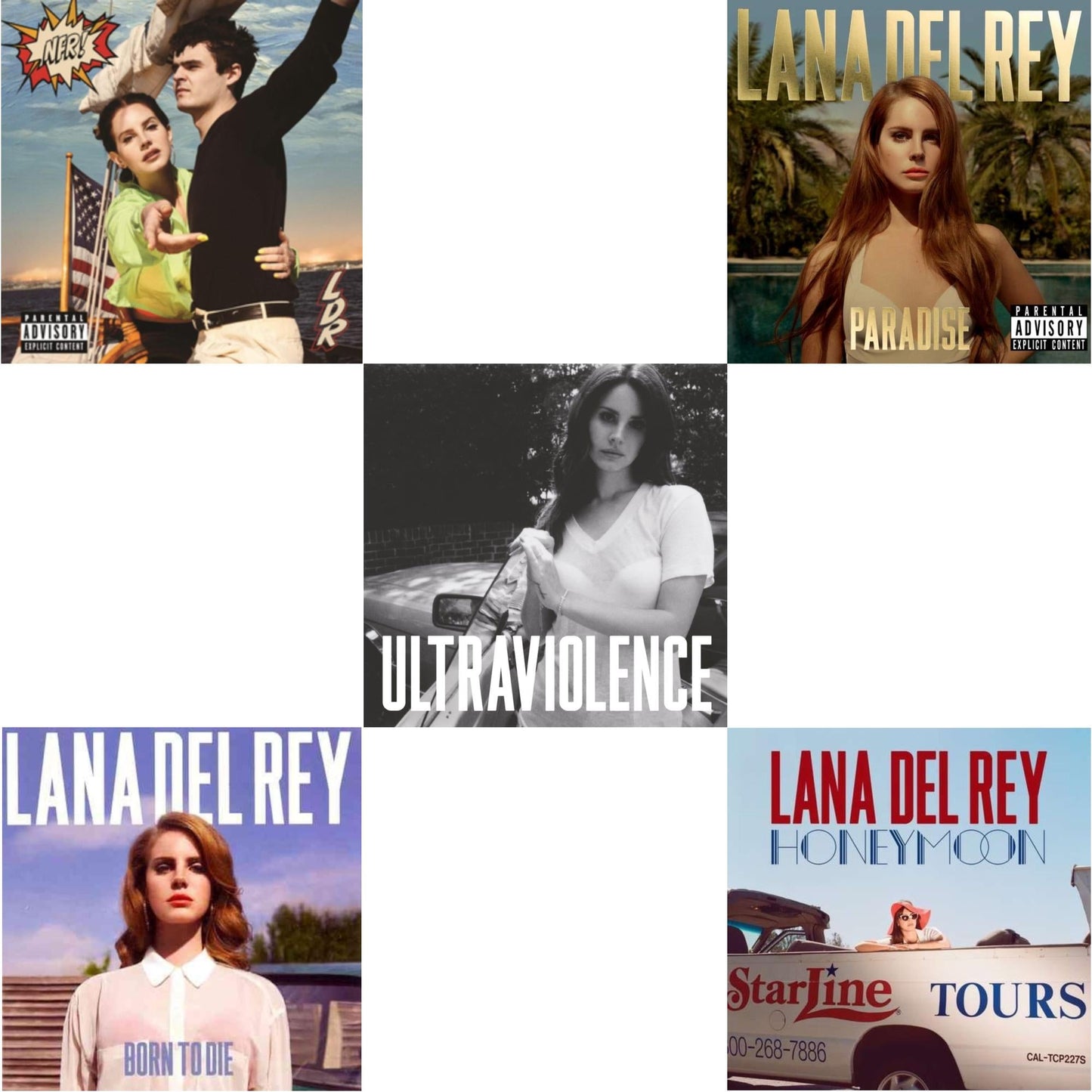 Nfr! & Born To Die & Paradise & Ultraviolence & Honeymoon