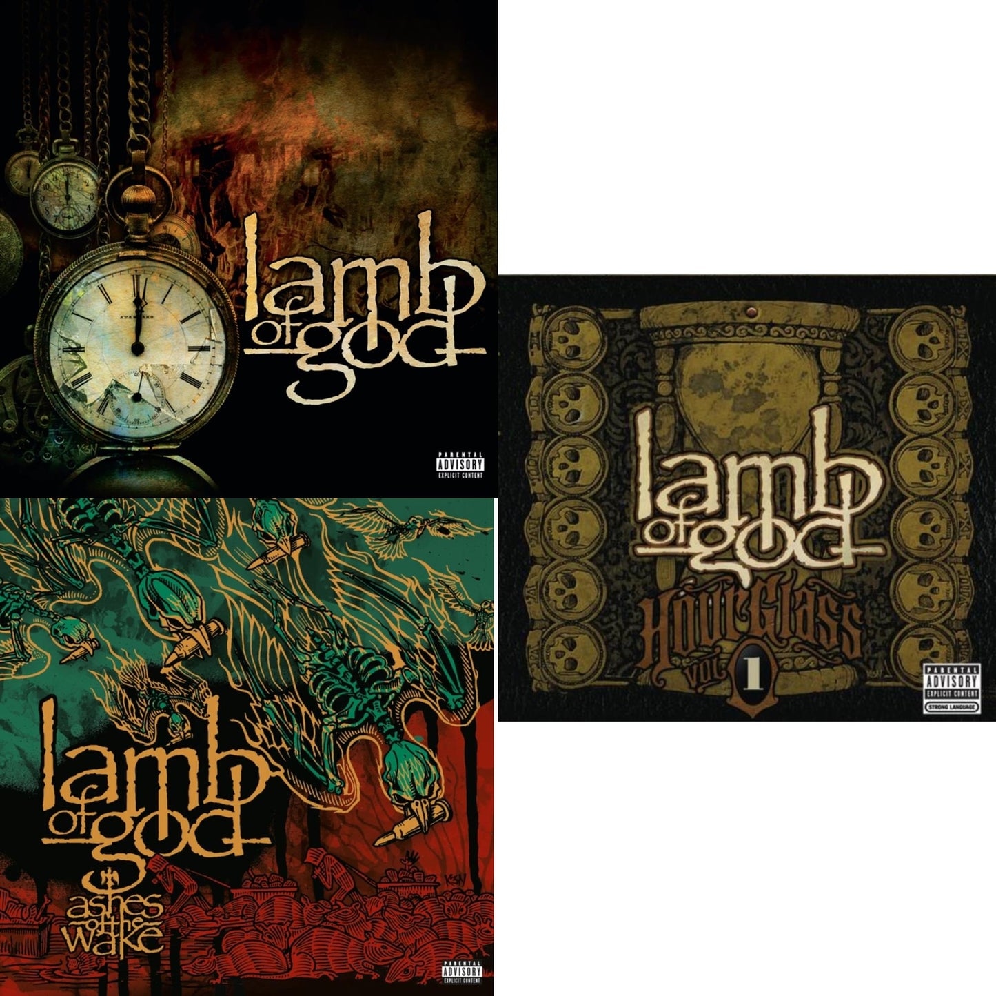 Lamb Of God & Ashes Of The Wake (20Th Anniversary) (2CD) & Hourglass Vol.1: Underground Years