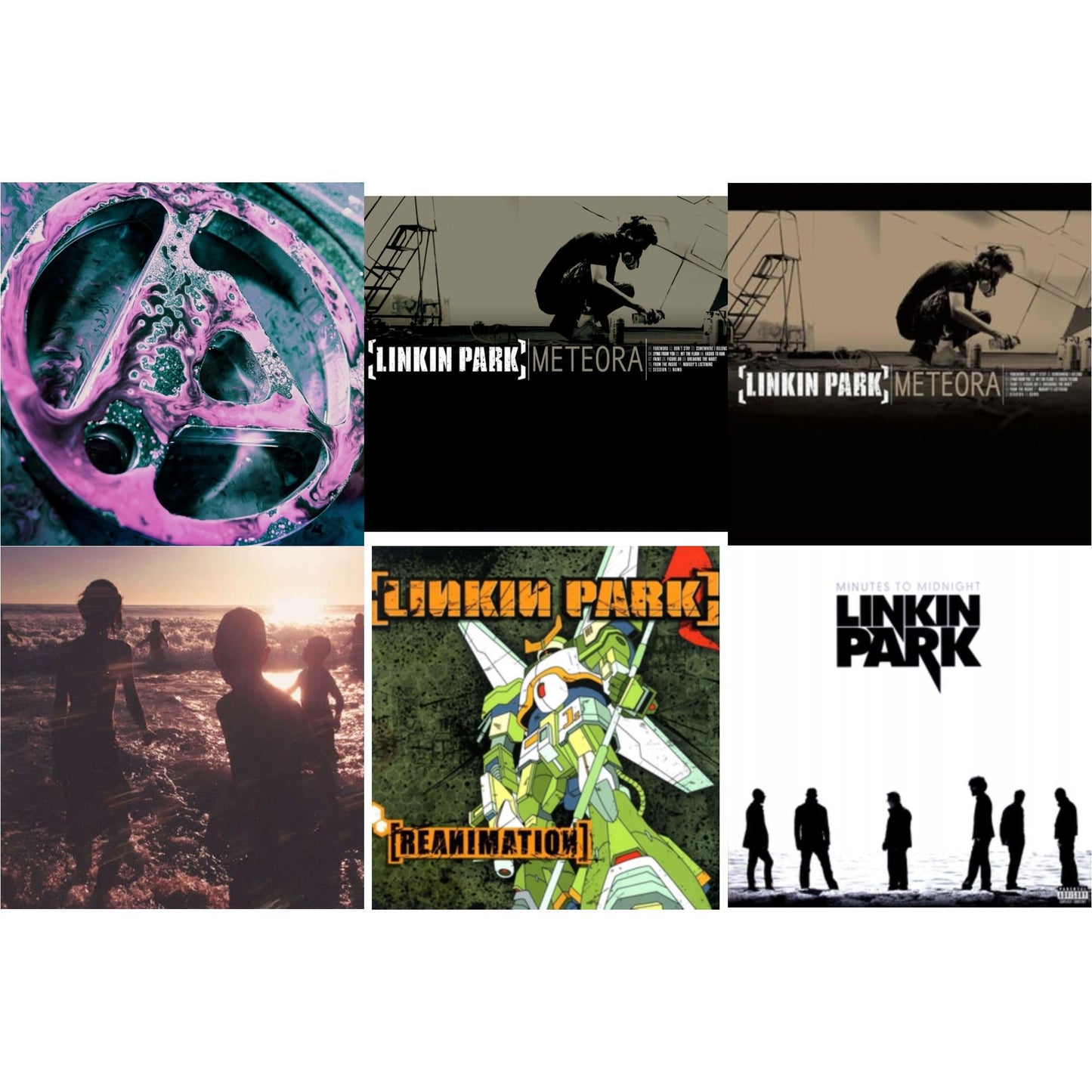 From Zero (Deluxe/2LP/Translucent Emerald Green Vinyl) & Meteora (Marbled LP Vinyl) & Meteora & One More Light & Reanimation & Minutes To Midnight