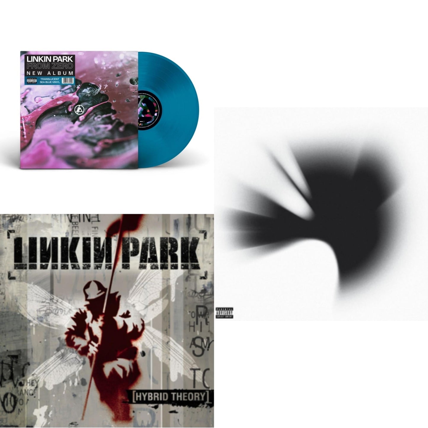 From Zero (Translucent Sea Blue LP Vinyl) & Hybrid Theory & Thousand Suns