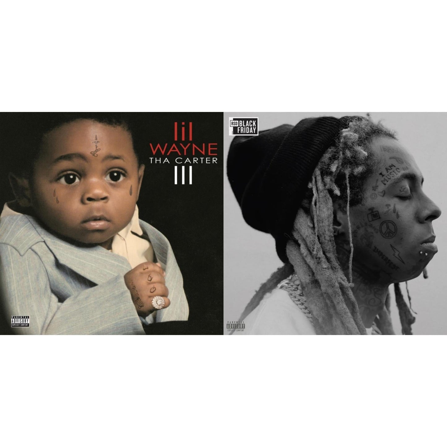 Tha Carter Iii (2LP) & I Am Music (2LP/Translucent Ruby Vinyl)