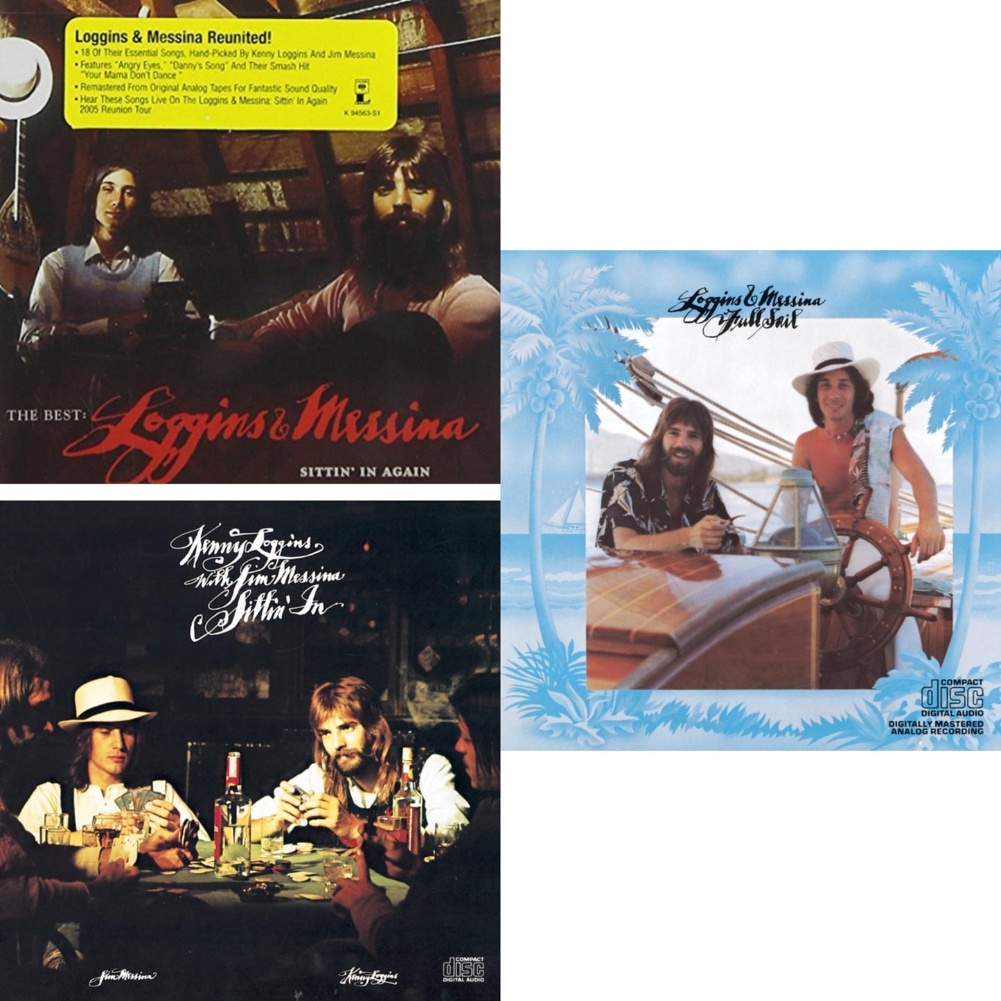 Best: Loggins & Messina: Sittin In Again & Sittin In & Full Sail
