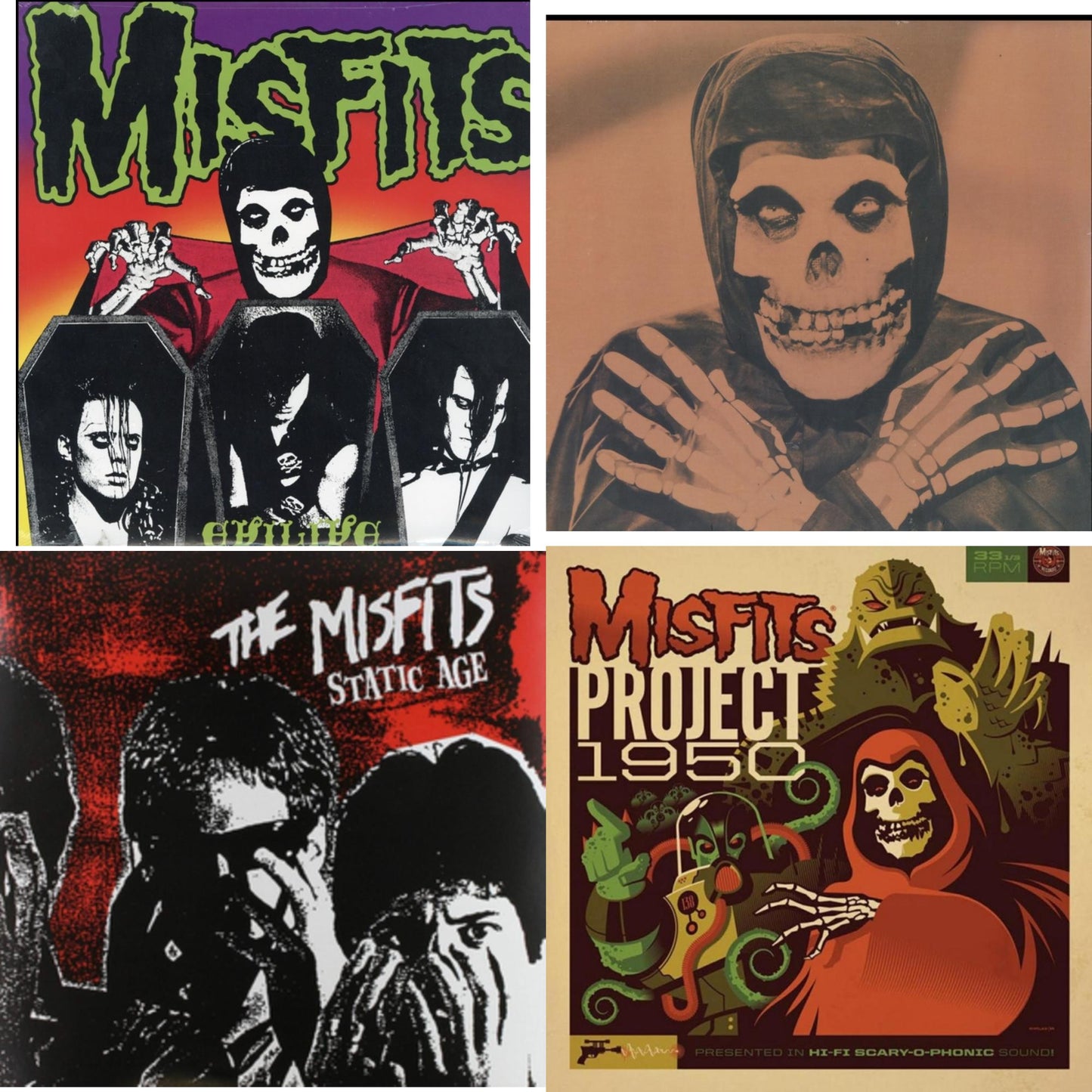 Evilive & Collection Vol.2 & Static Age & Project 1950