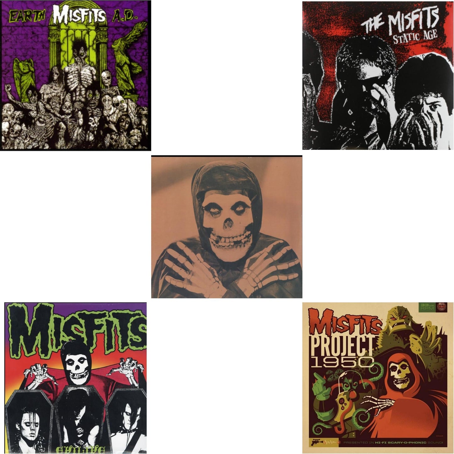 Earth A.D. & Evilive & Collection Vol.2 & Static Age & Project 1950