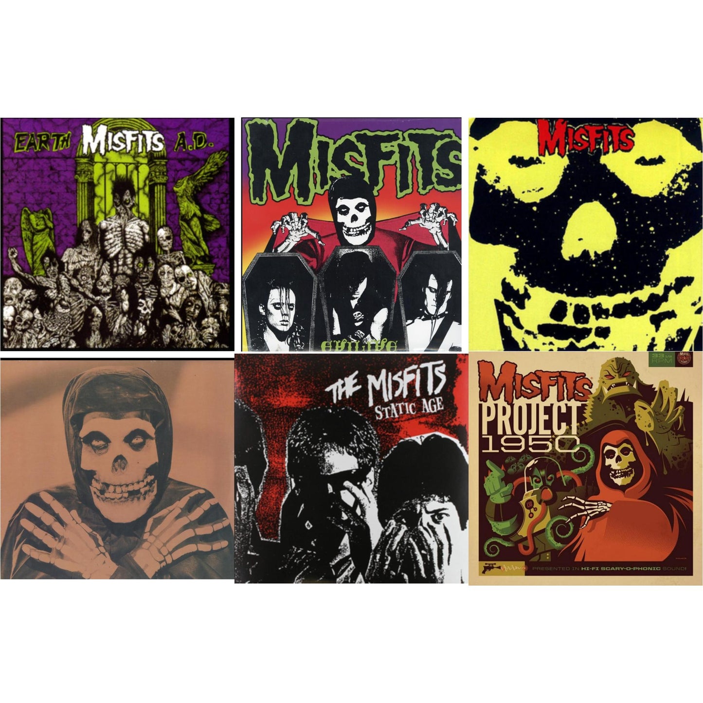 Earth A.D. & Evilive & Collection & Collection Vol.2 & Static Age & Project 1950