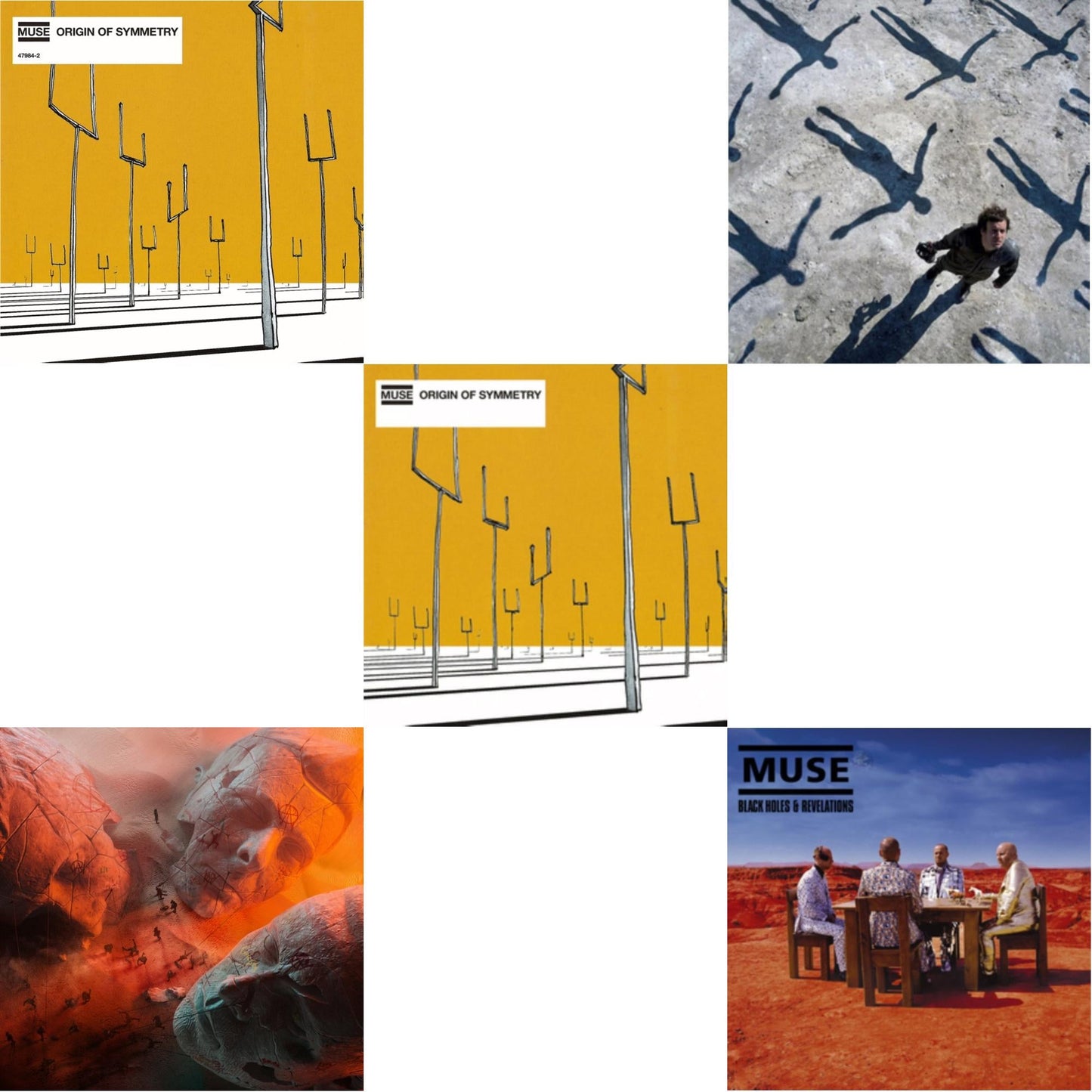 Origin Of Symmetry & Will Of The People & Origin Of Symmetry & Absolution & Black Holes And Revelations