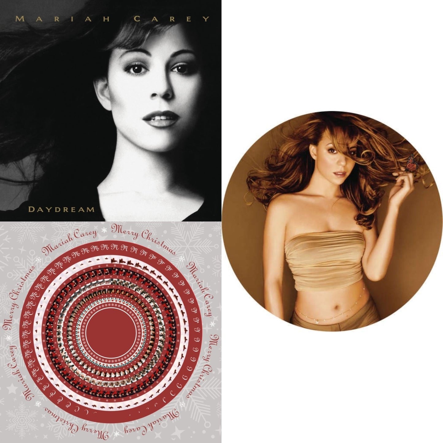 Daydream & Merry Christmas (Zoetrope LP Vinyl) & Butterfly (Picture Disc)