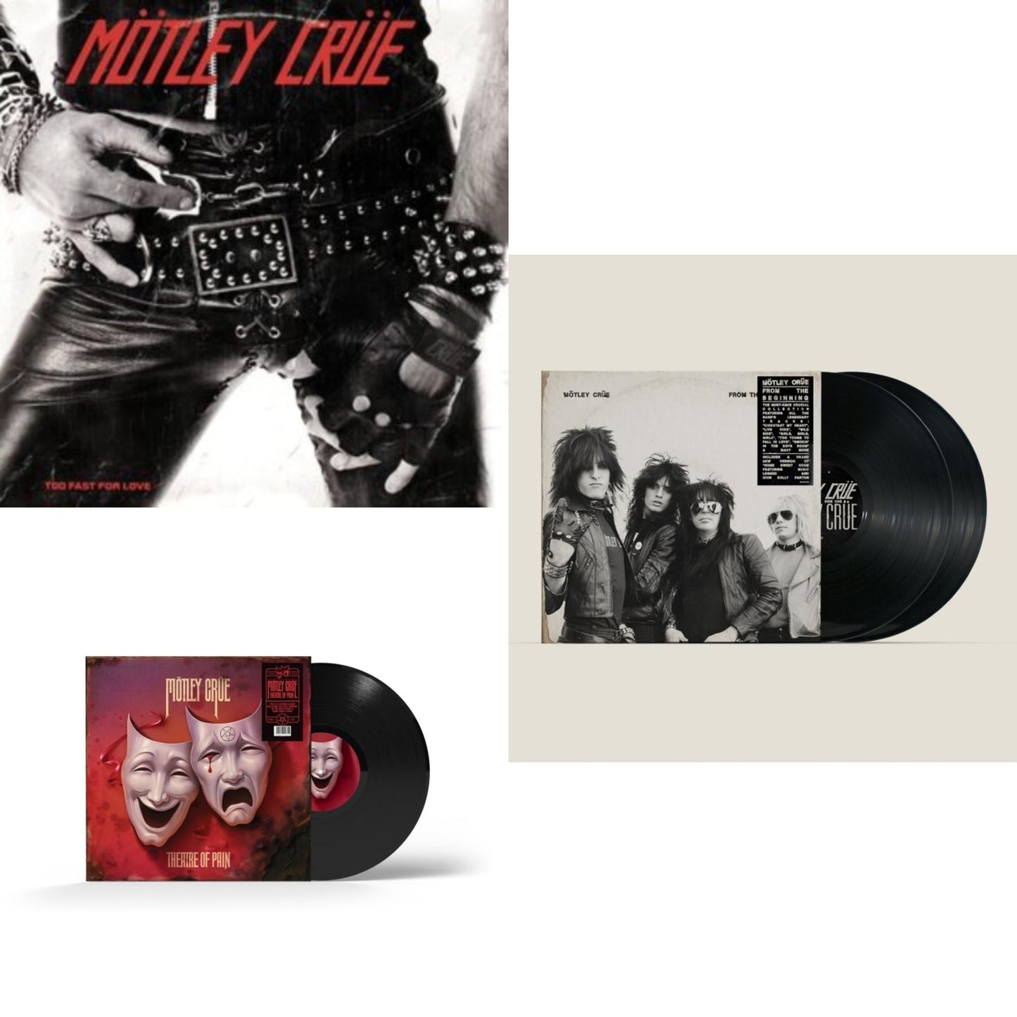 Too Fast For Love & Theatre Of Pain (40Th Anniversary) & From The Beginning (2LP)