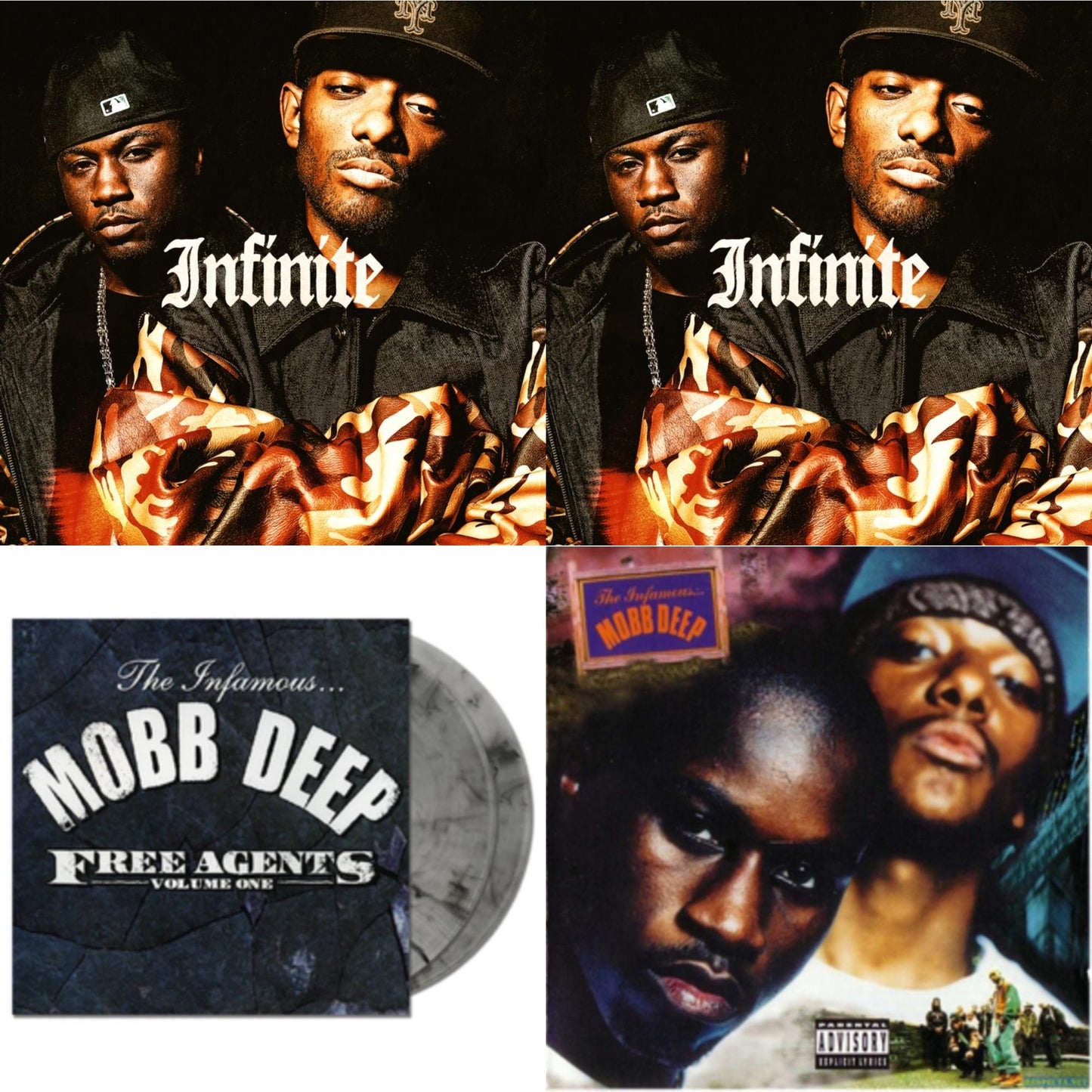 Infinite (2LP/Natural Vinyl) & Infinite (2LP/Orange Sunset Vinyl) & Free Agents (Smokey Clear LP Vinyl) & Infamous (180G/2LP)